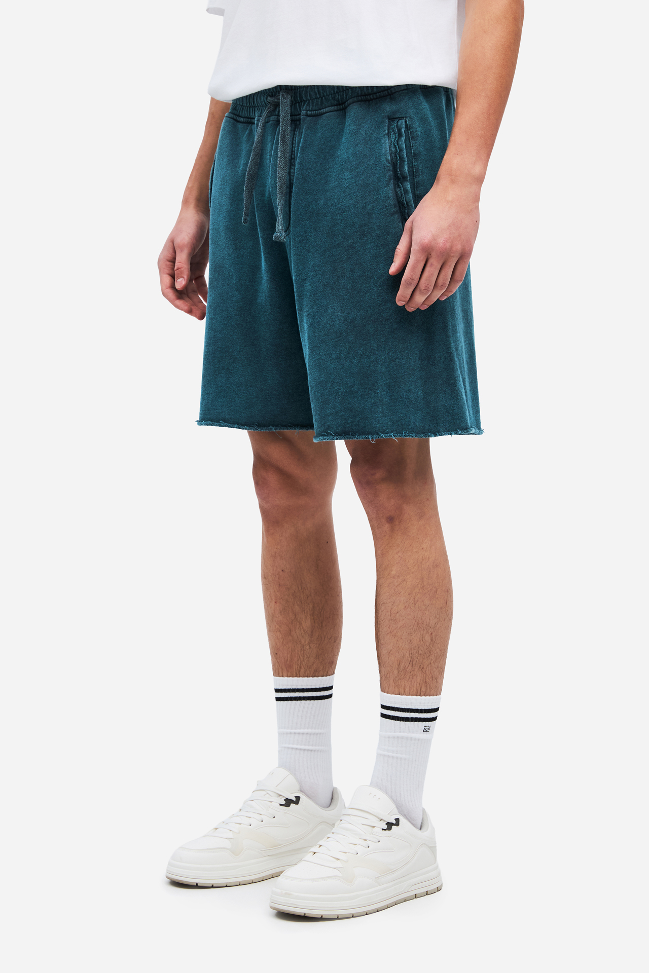 RAW EDGES SWEATBERMUDA