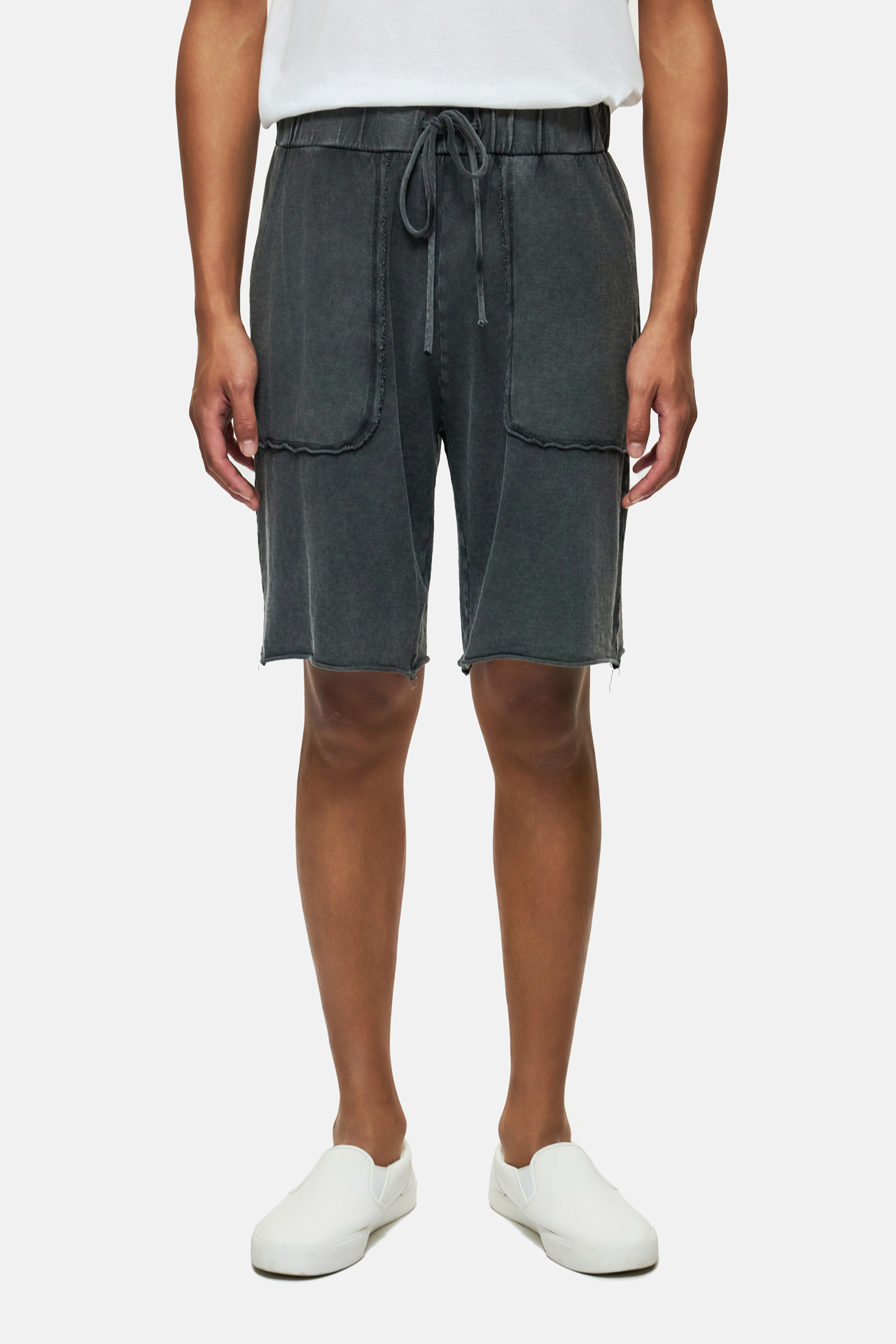 RAW EDGES SWEATBERMUDA