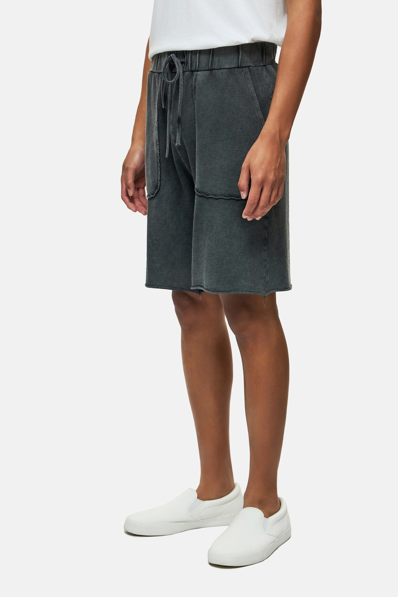 RAW EDGES SWEATBERMUDA