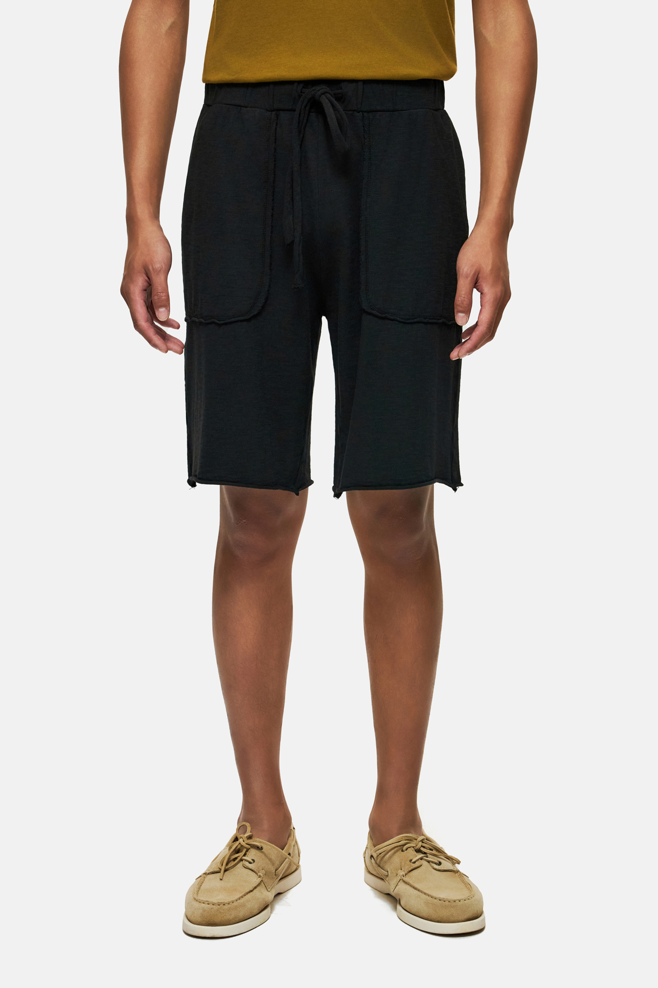 RAW EDGES SWEATBERMUDA