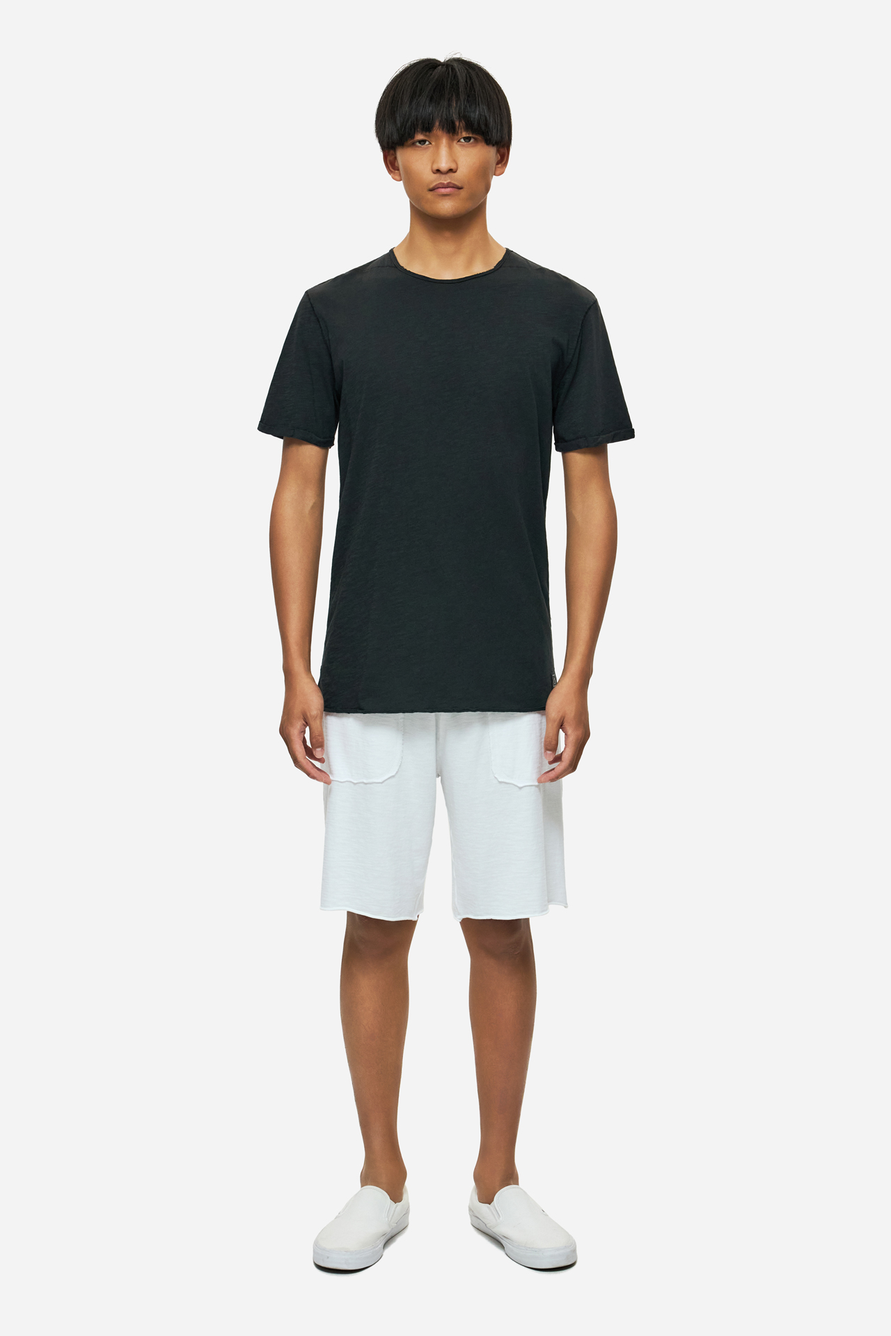 RAW EDGES SWEATBERMUDA