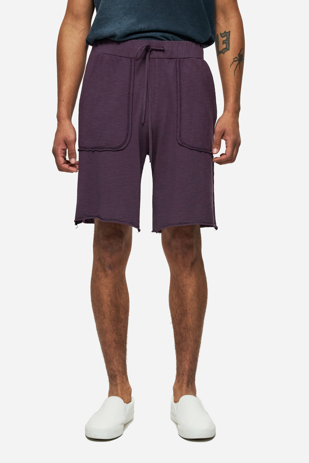 RAW EDGES SWEATBERMUDA