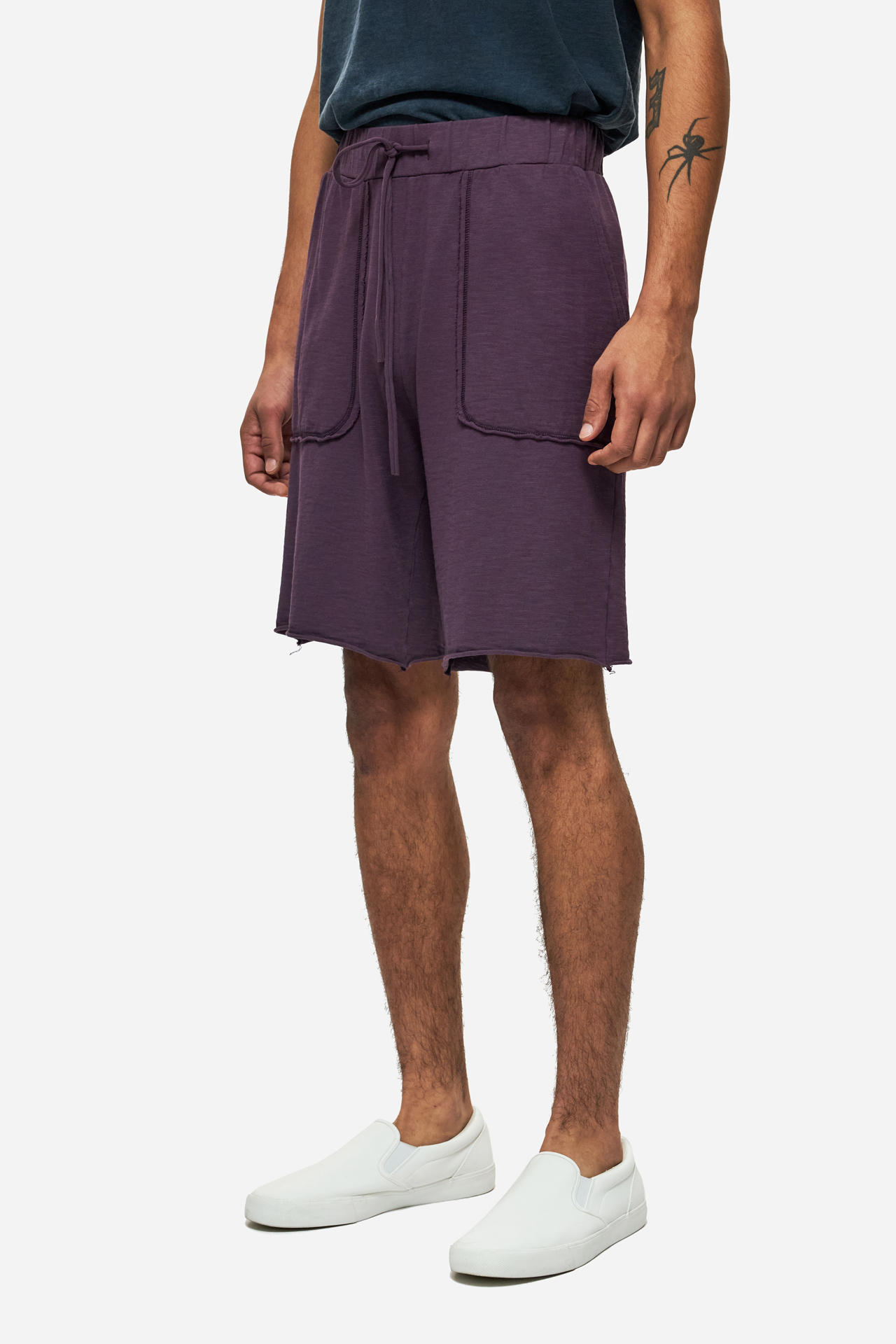 RAW EDGES SWEATBERMUDA