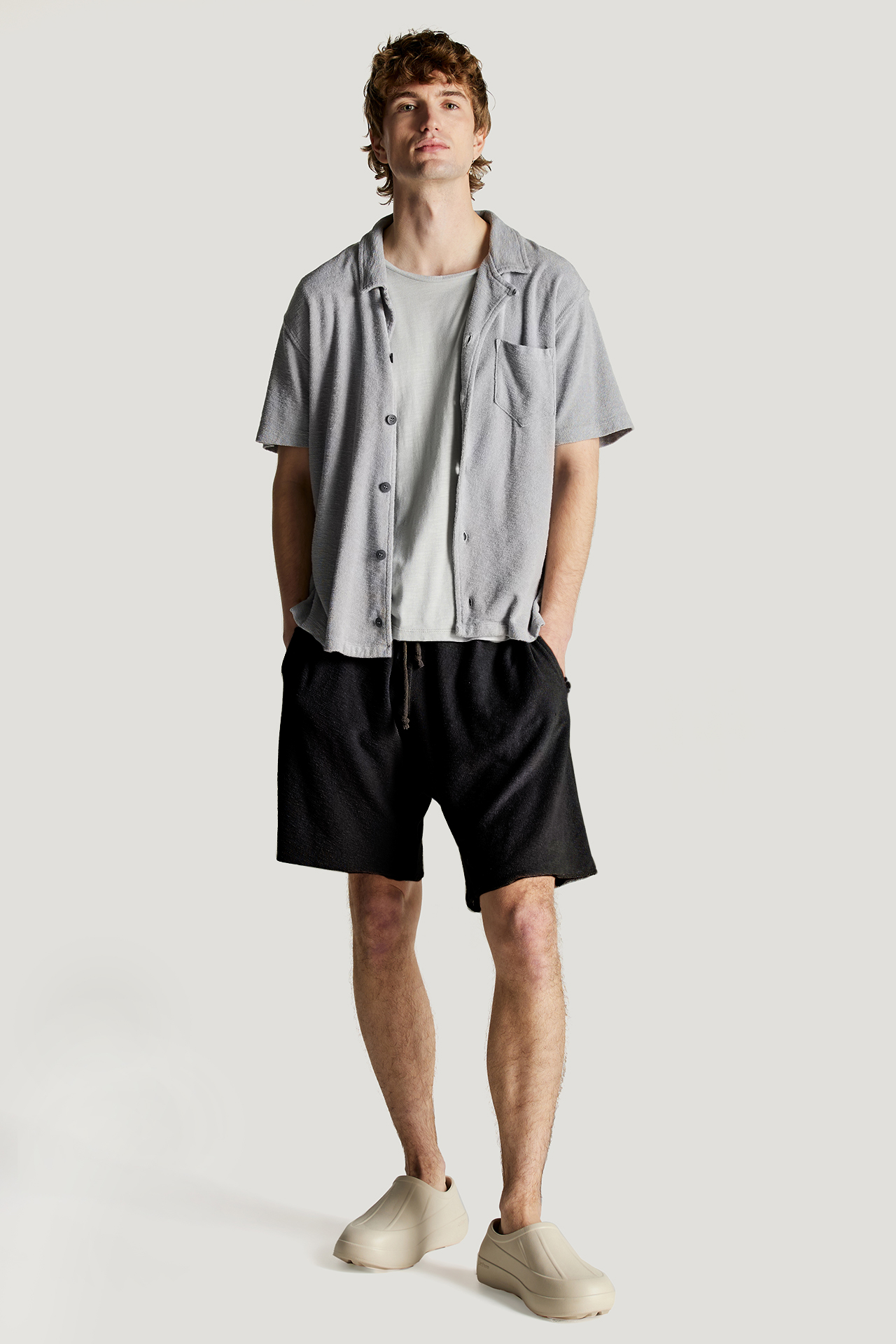 Terry Towel Relaxed Fit Bermuda