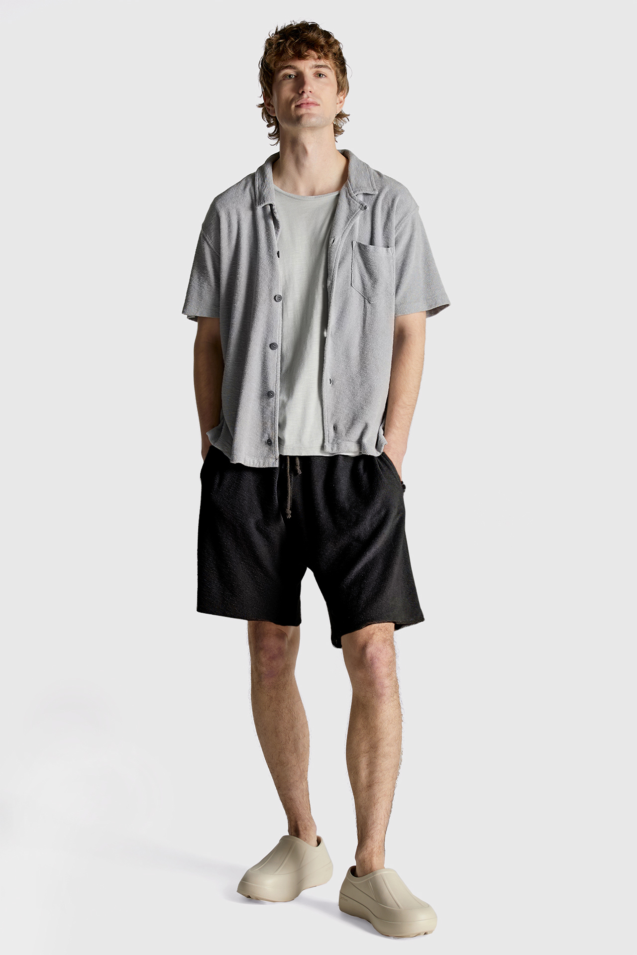 Terry Towel Relaxed Fit Bermuda