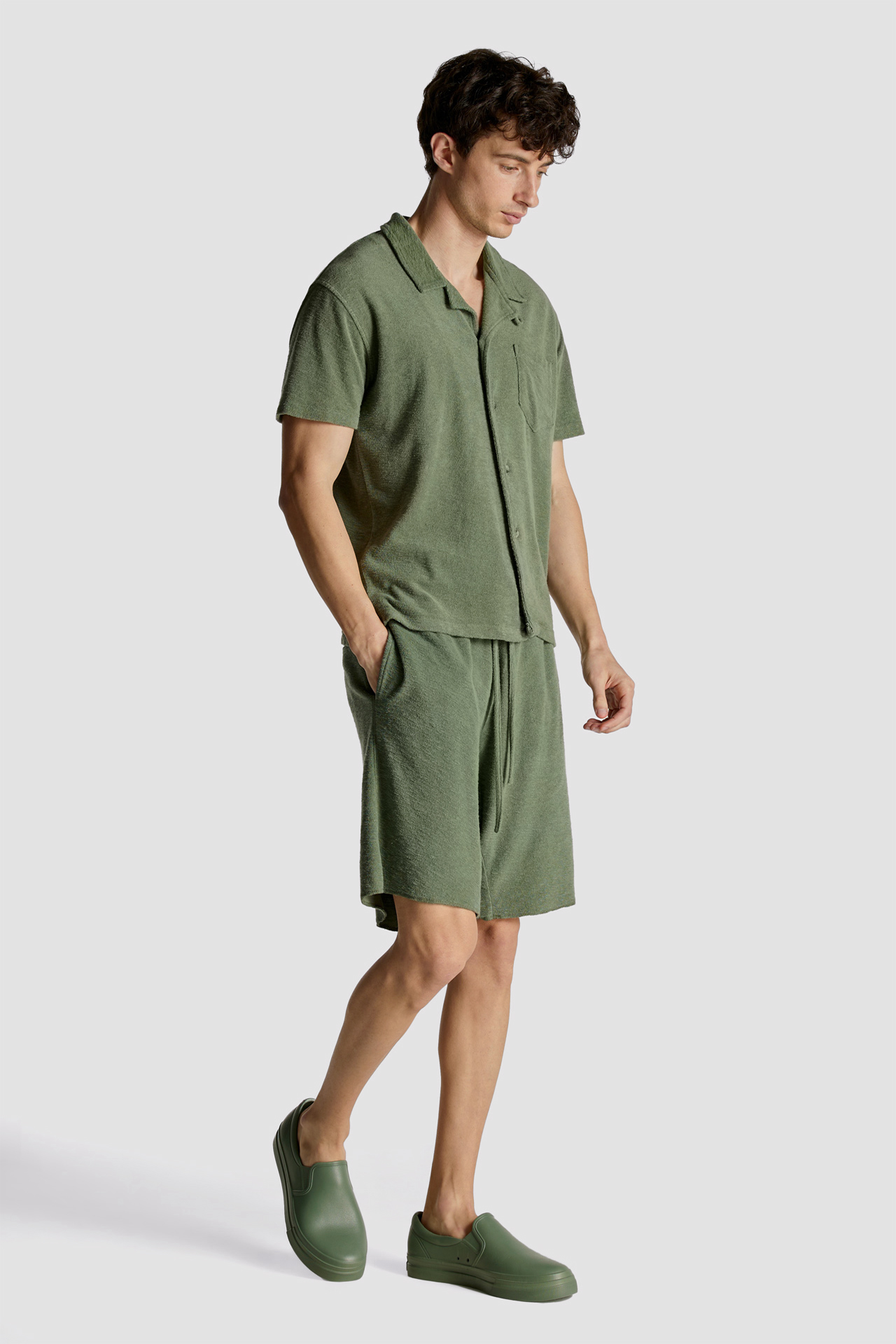 Terry Towel Relaxed Fit Bermuda