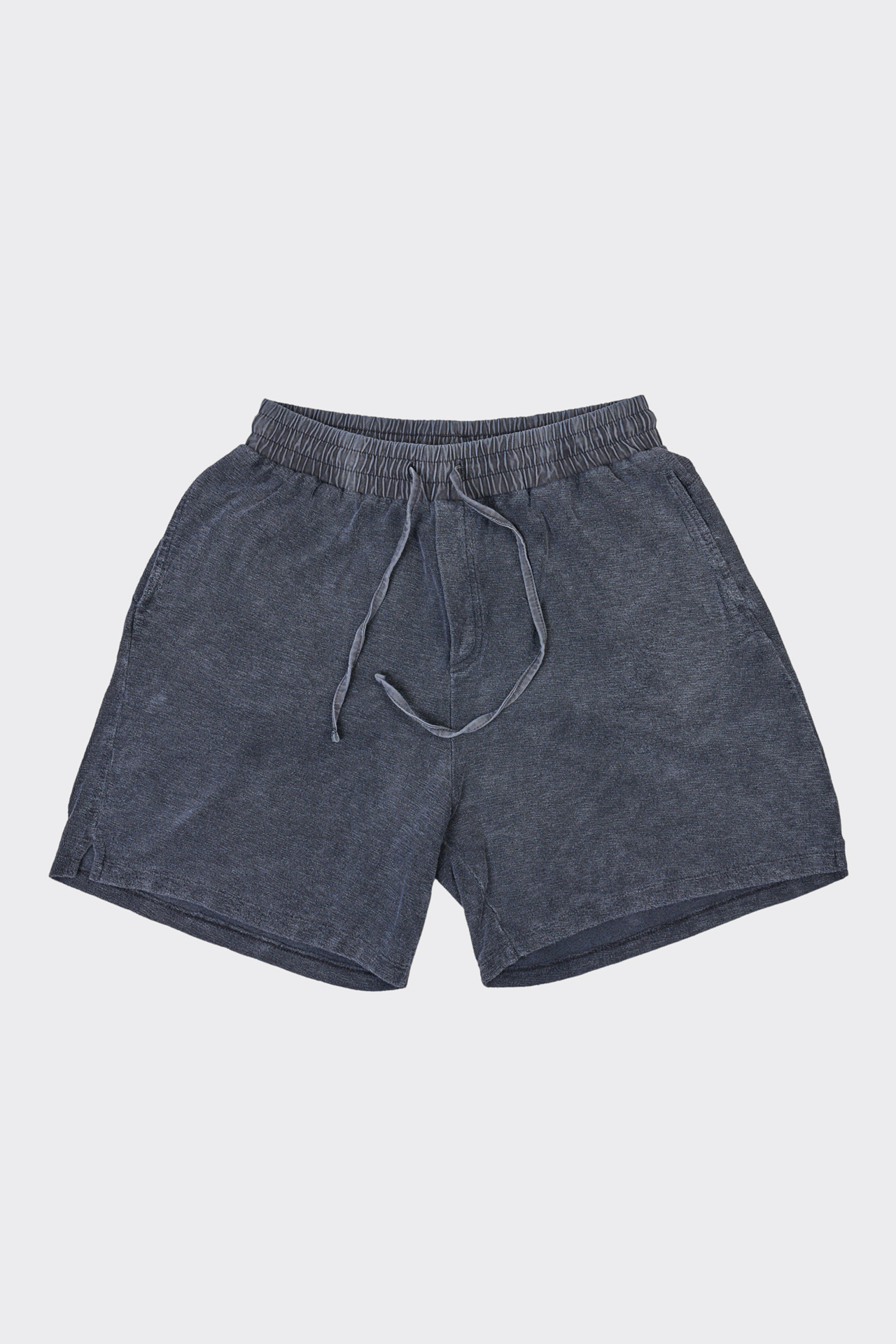 Terry Towel Contrast Waist Bermuda