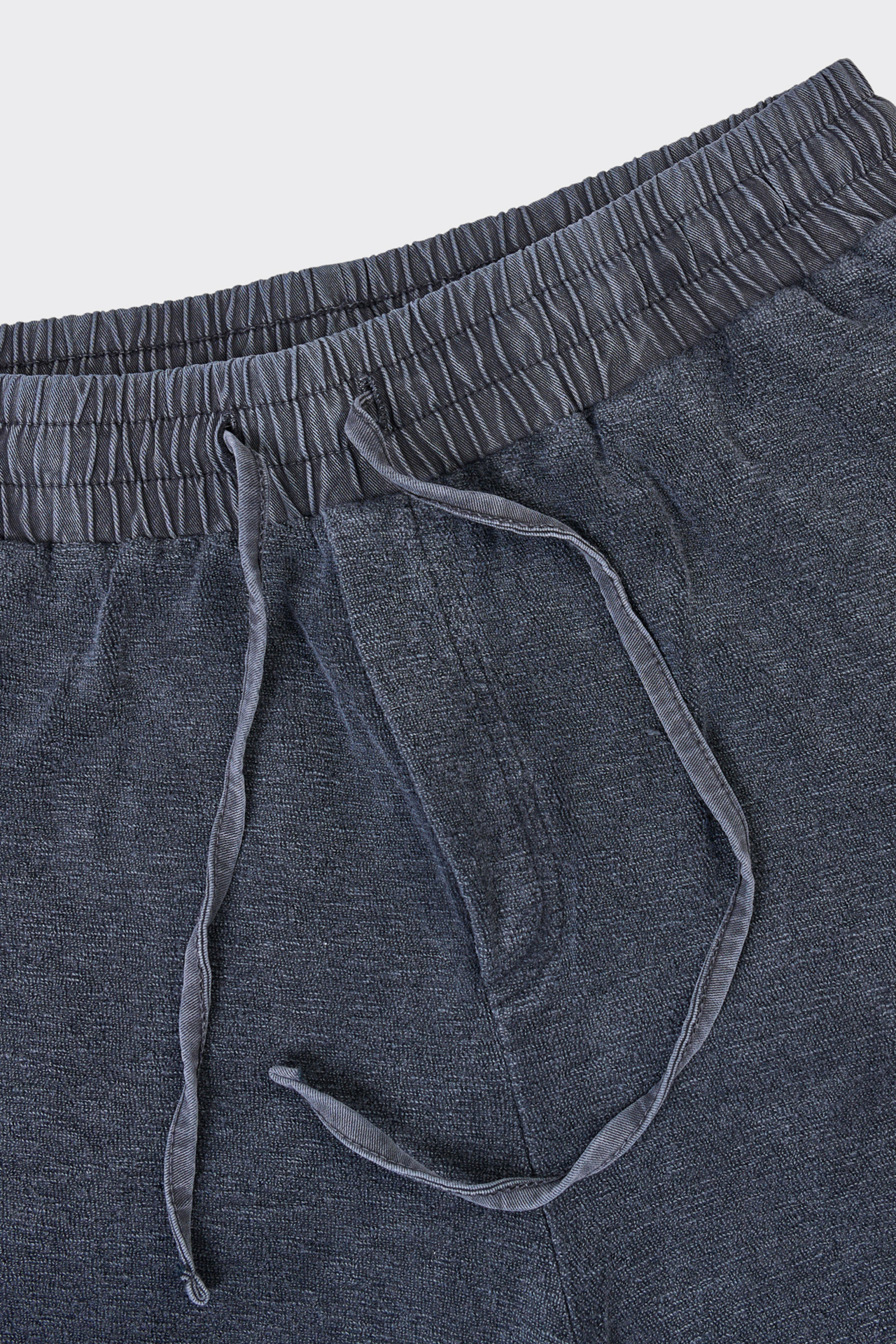 Terry Towel Contrast Waist Bermuda