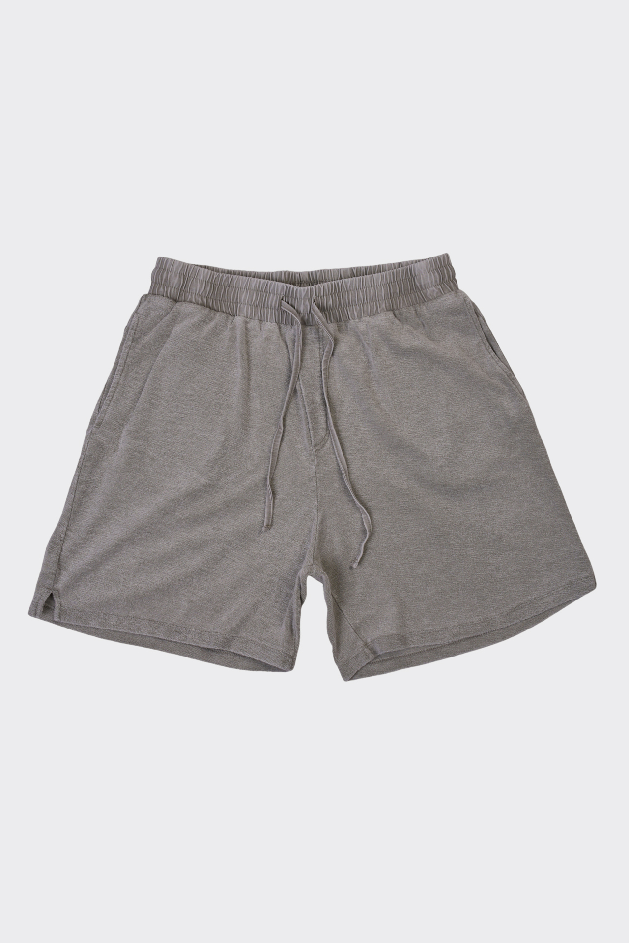 Terry Towel Contrast Waist Bermuda