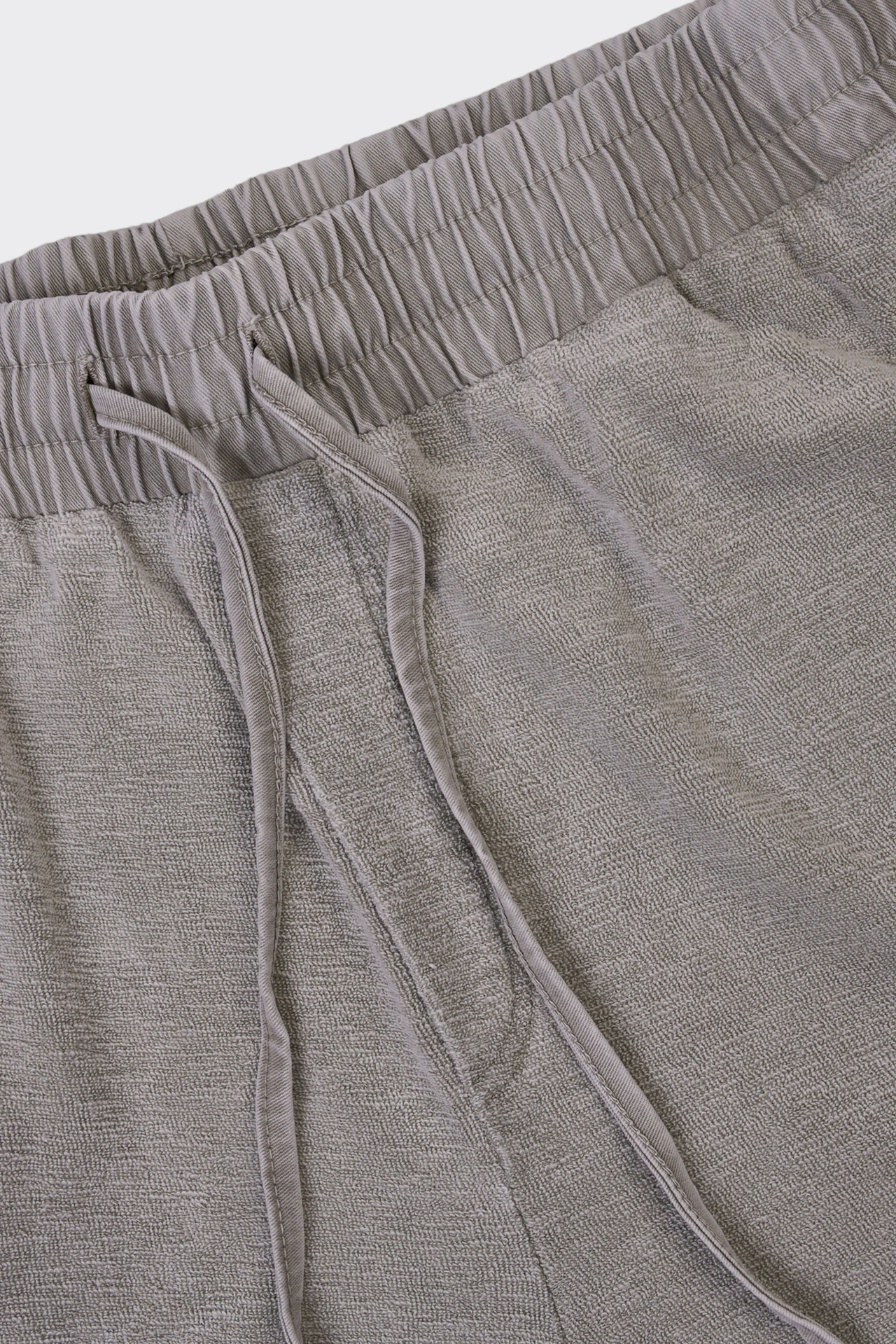 Terry Towel Contrast Waist Bermuda
