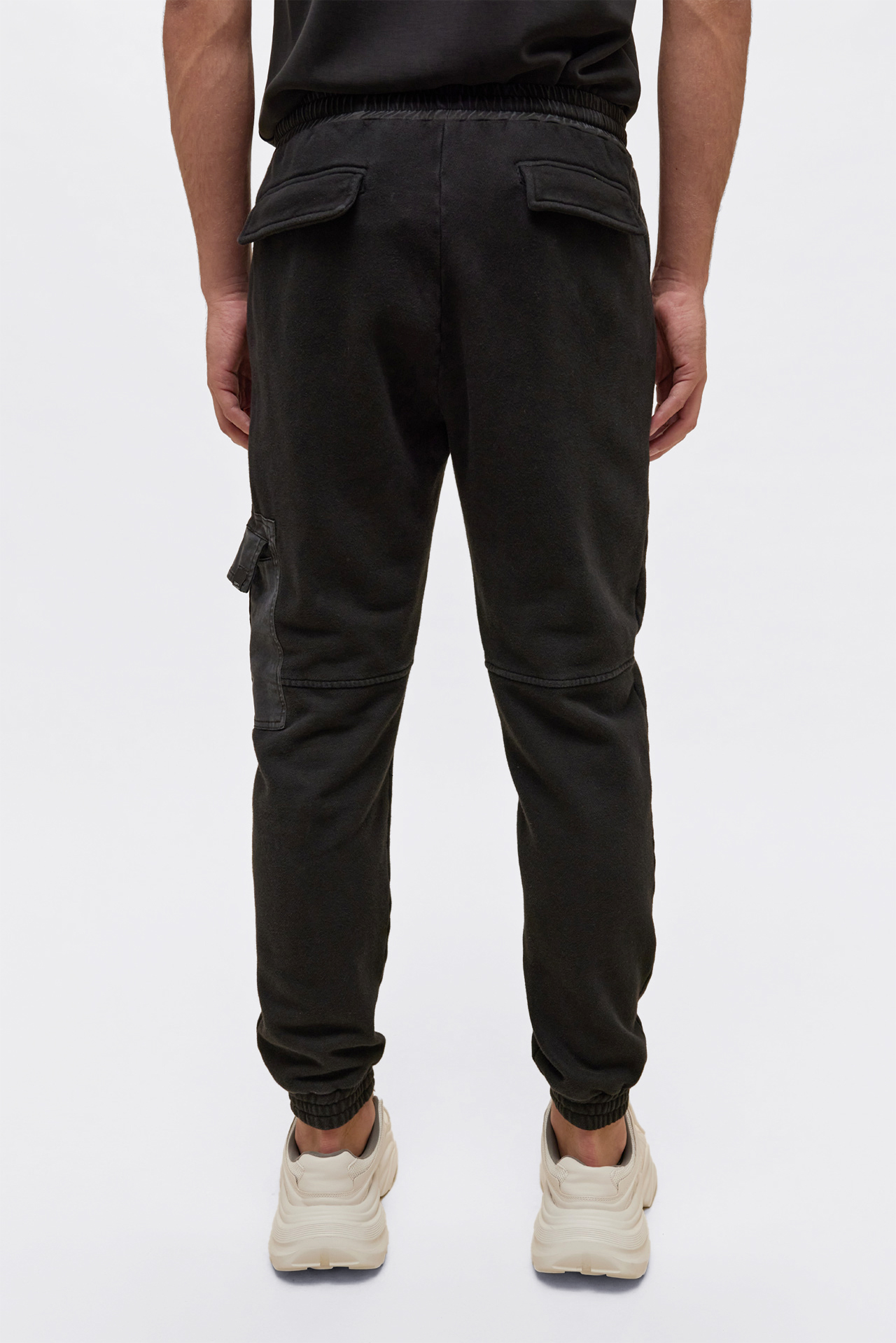 Contrast Cargo Sweatpants