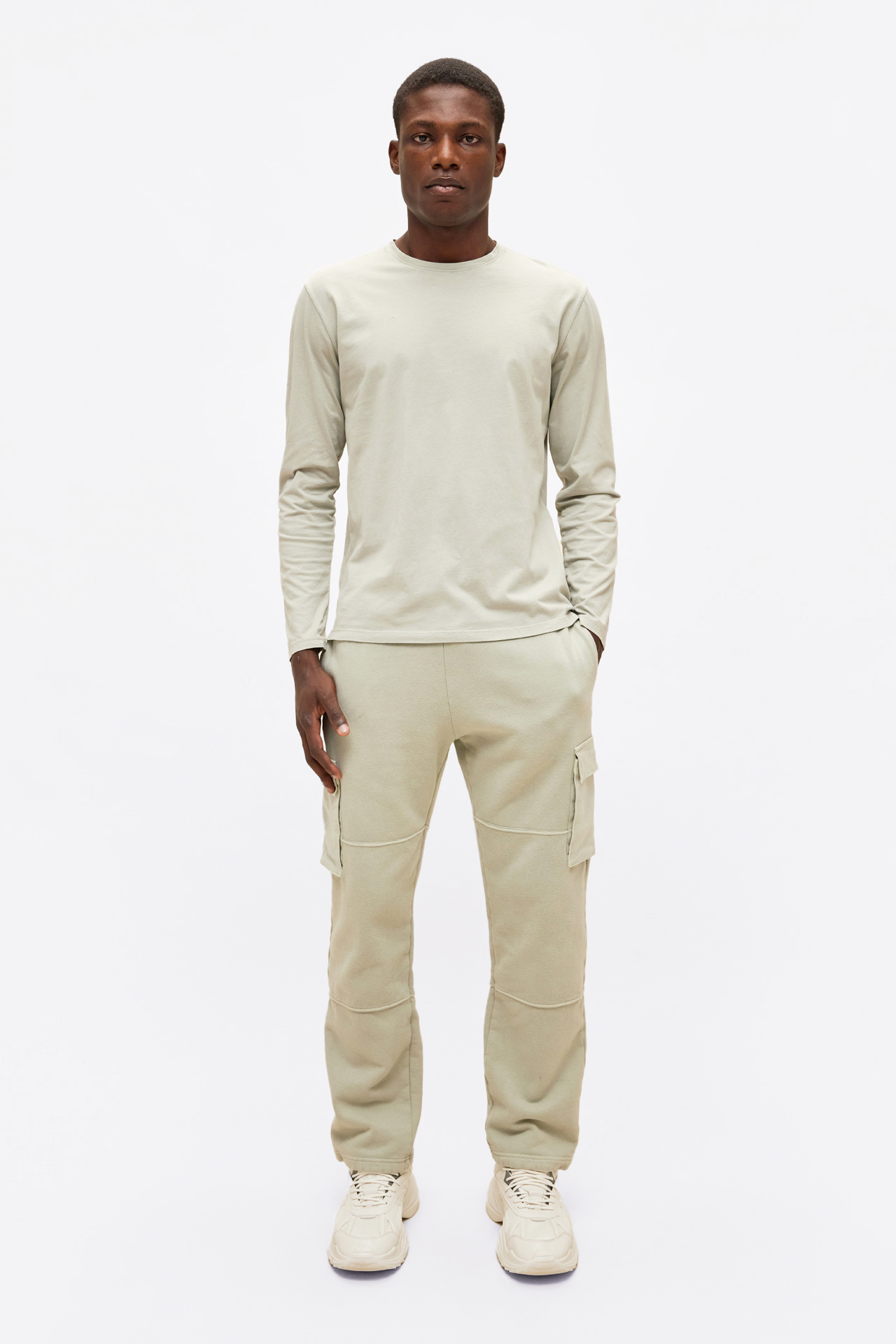 Cargo Contrast Sweatpants