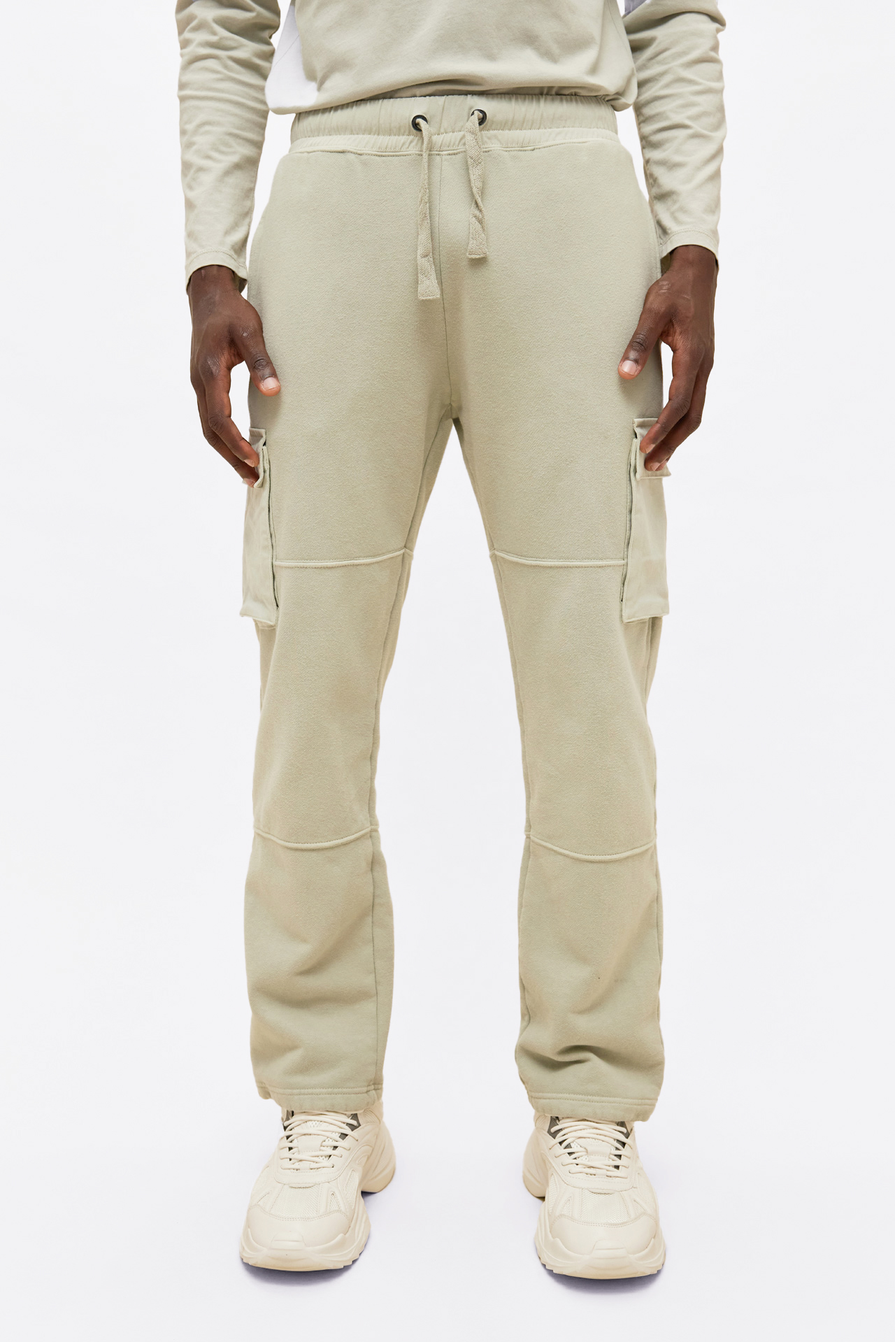 Cargo Contrast Sweatpants