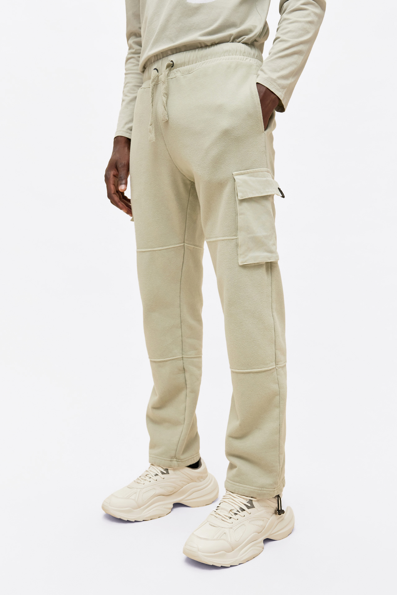 Cargo Contrast Sweatpants