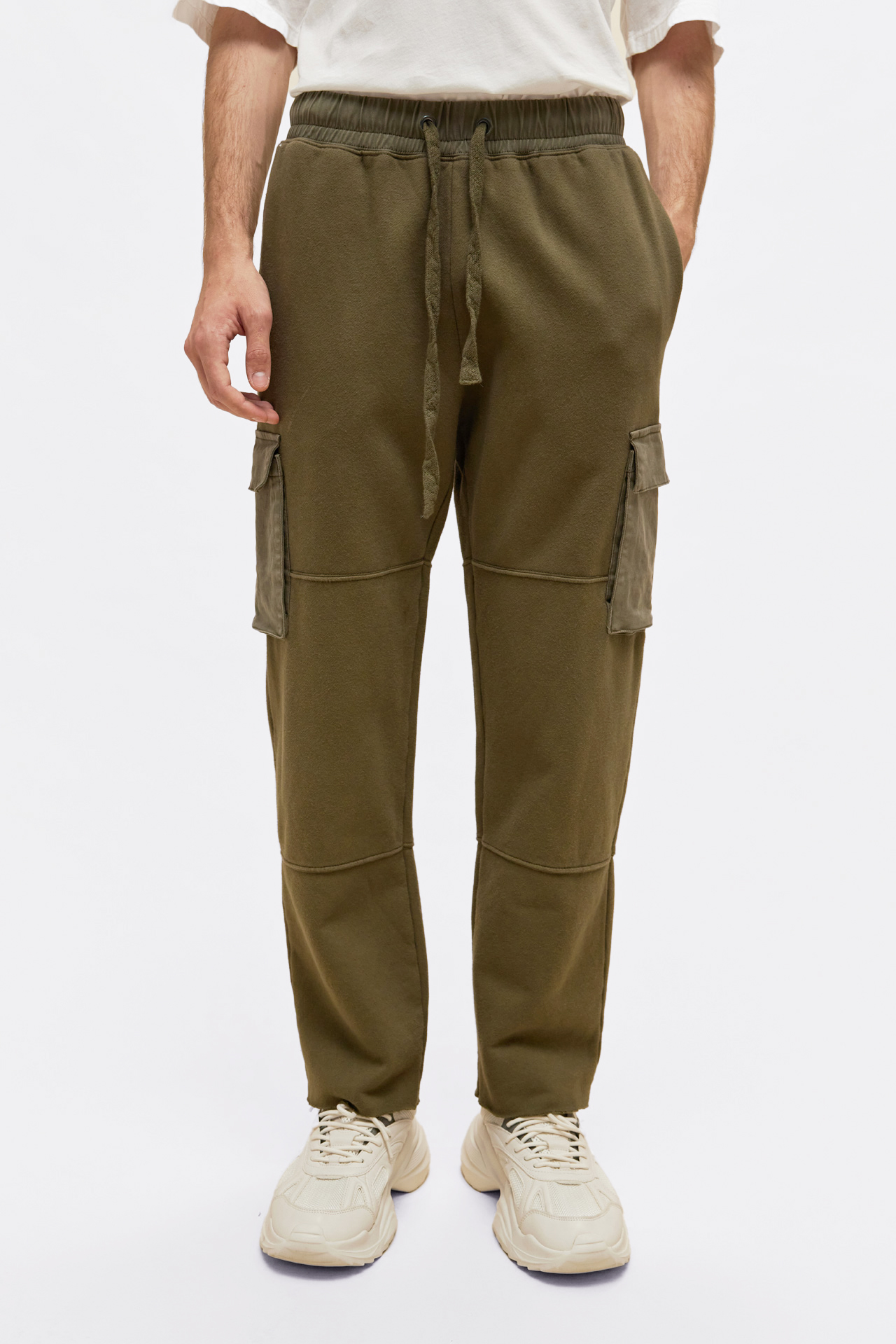 Cargo Contrast Sweatpants