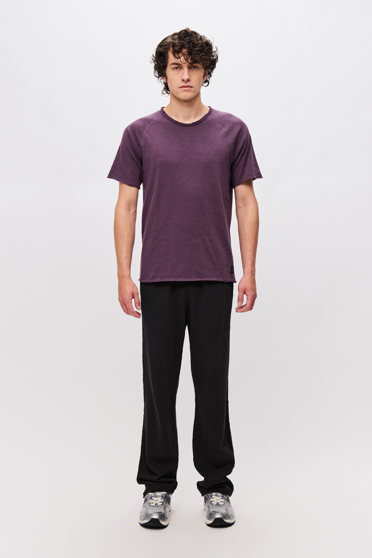 RELAXED SWEATPANTS WITH CONTRAST PANEL