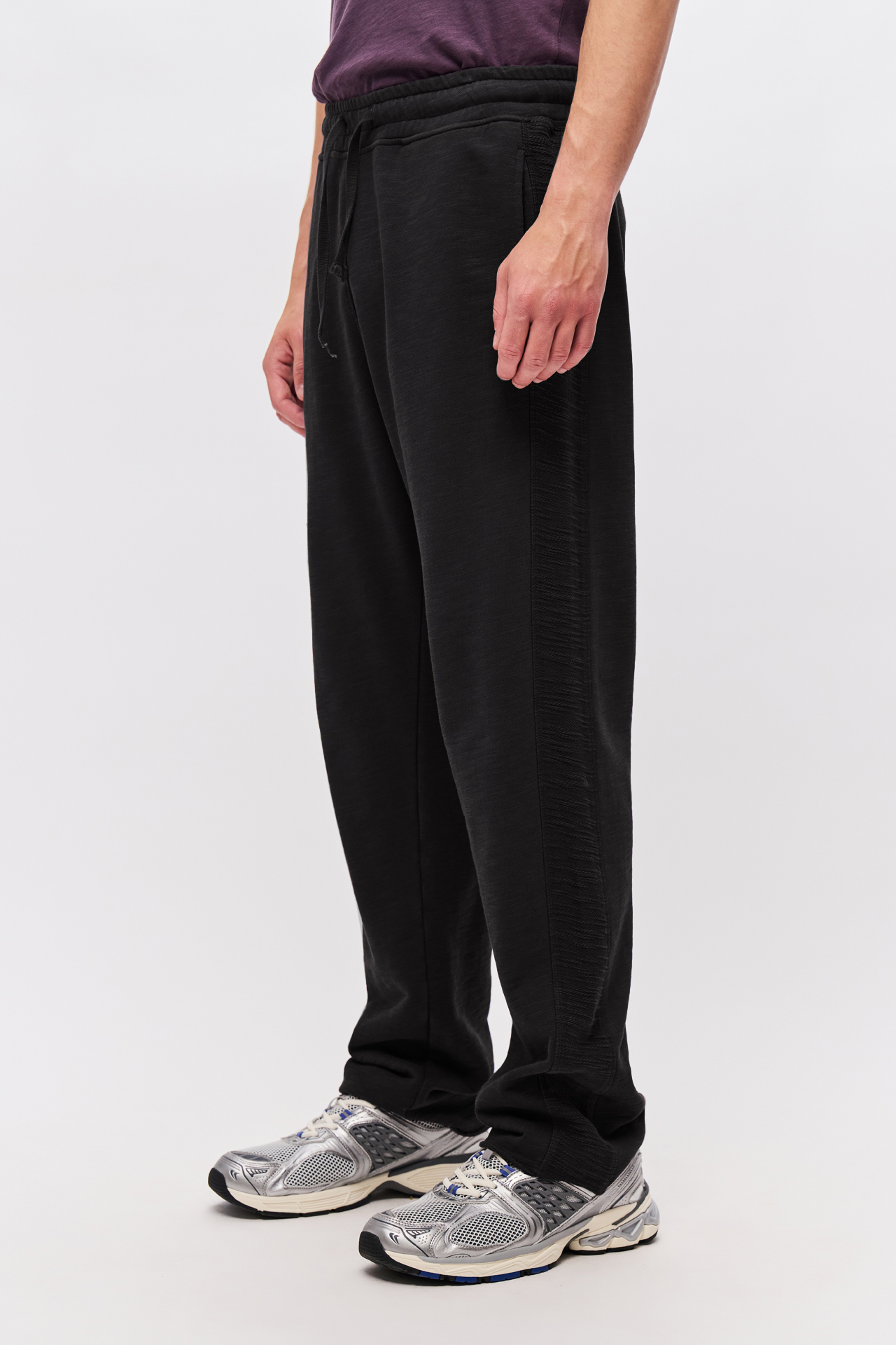 RELAXED SWEATPANTS WITH CONTRAST PANEL