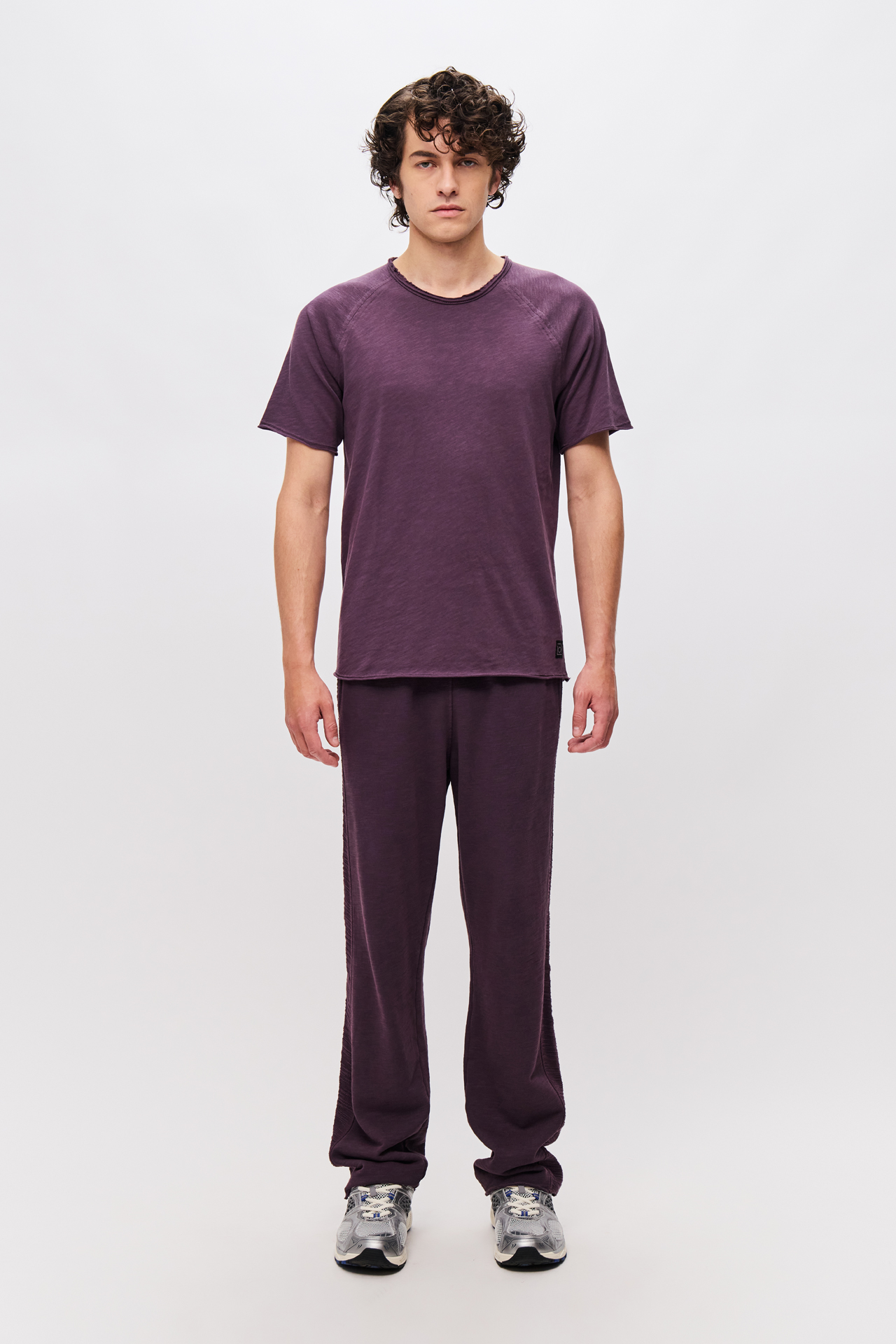 RELAXED SWEATPANTS WITH CONTRAST PANEL
