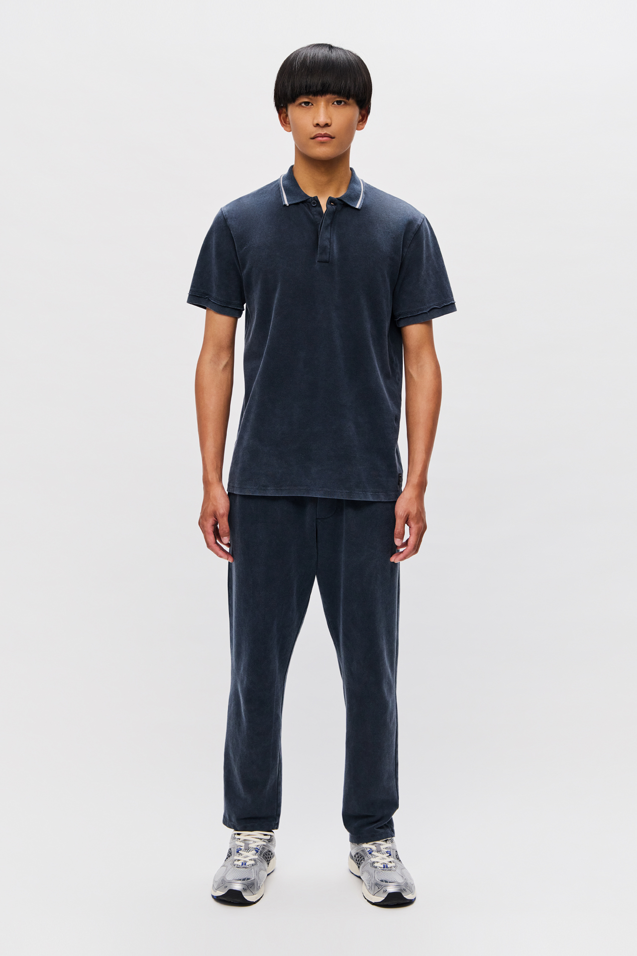 PIQUET TAPERED SWEATPANTS