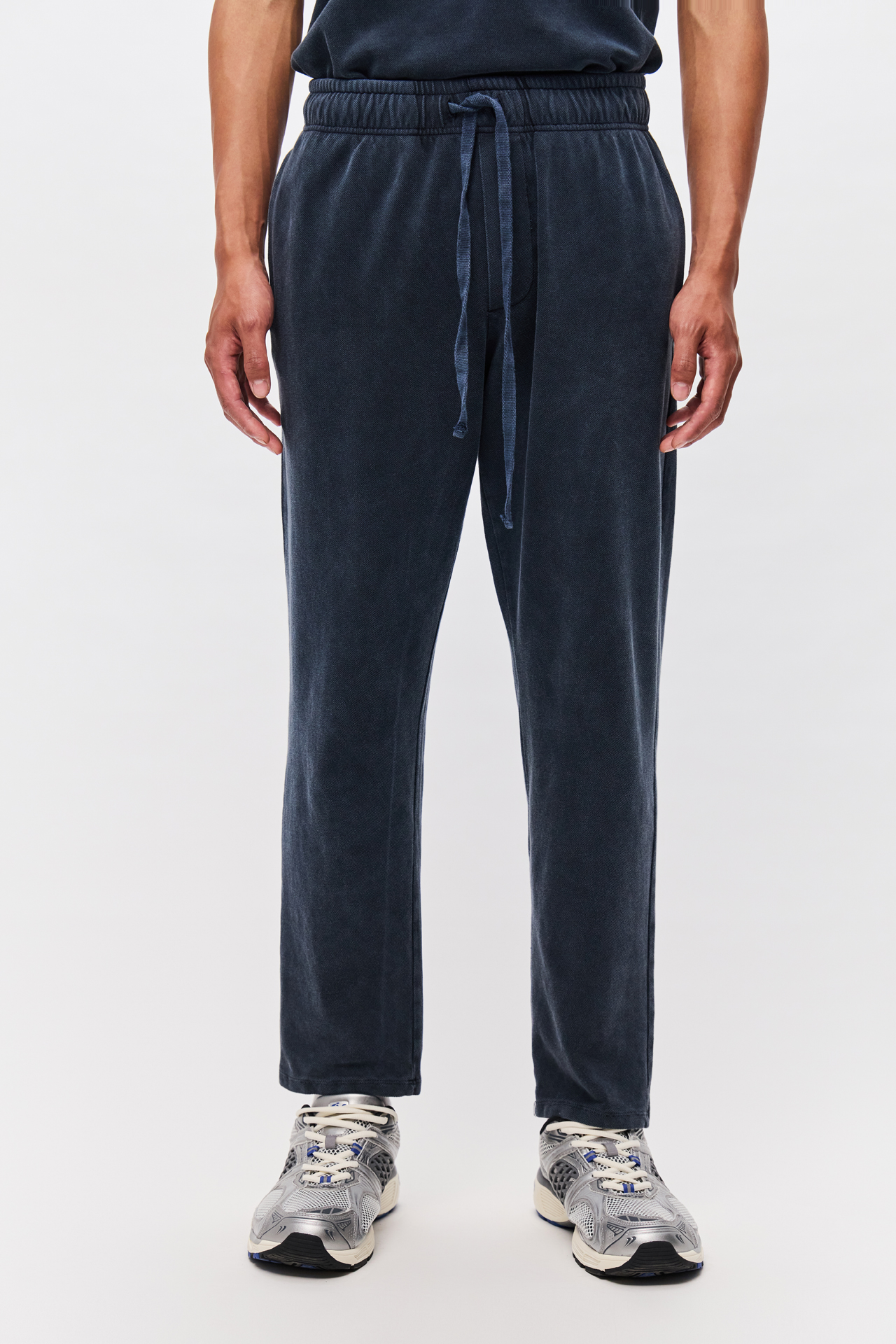 PIQUET TAPERED SWEATPANTS