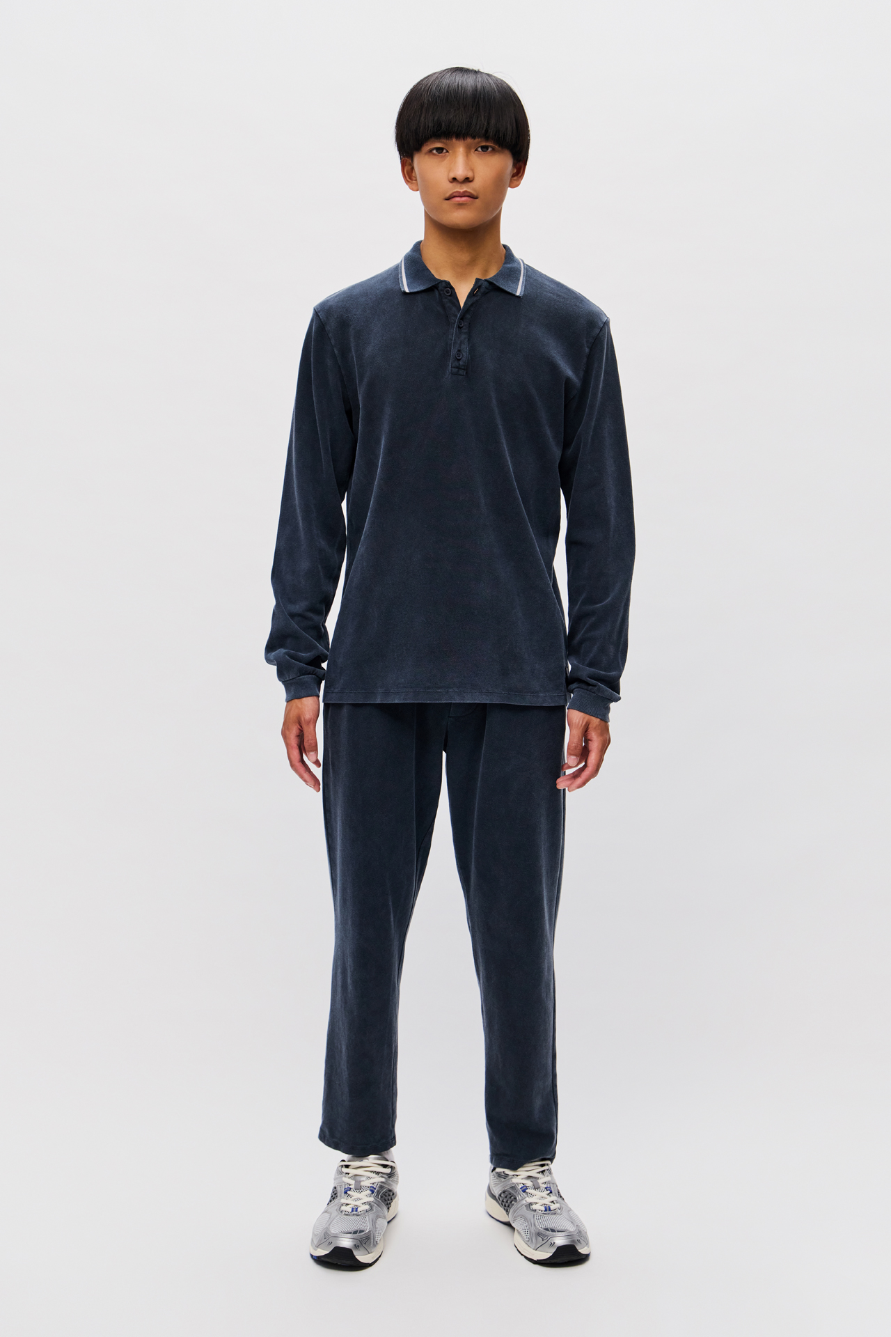 PIQUET TAPERED SWEATPANTS