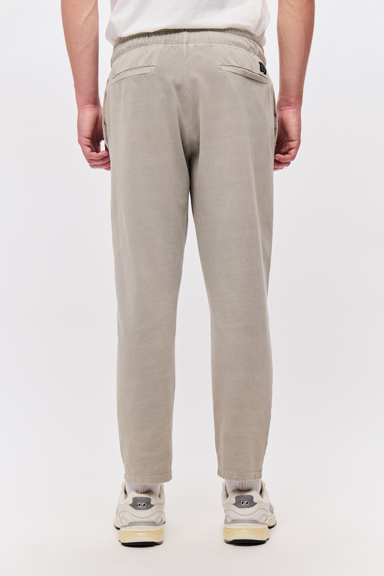 PIQUET TAPERED SWEATPANTS
