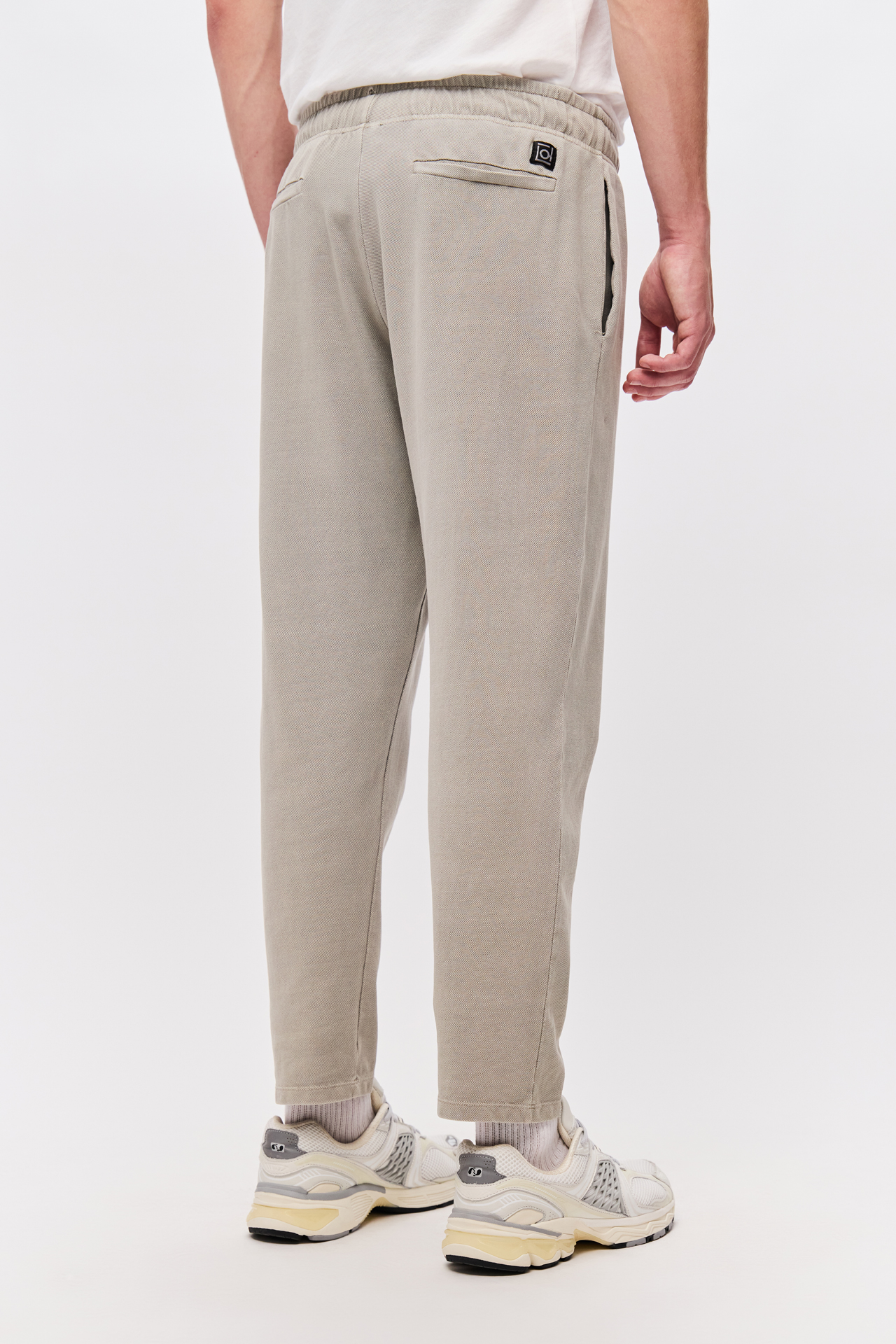 PIQUET TAPERED SWEATPANTS