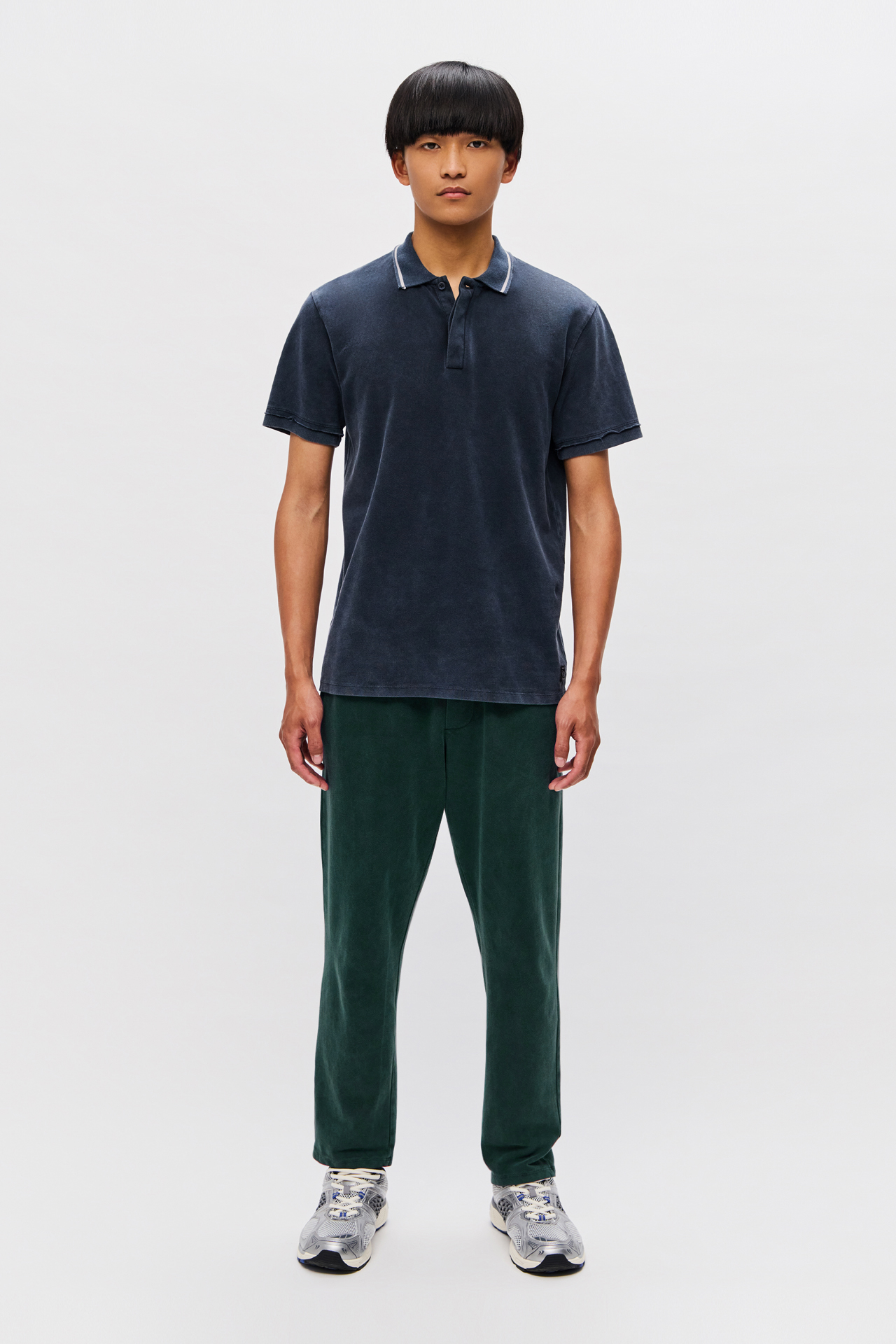 PIQUET TAPERED SWEATPANTS