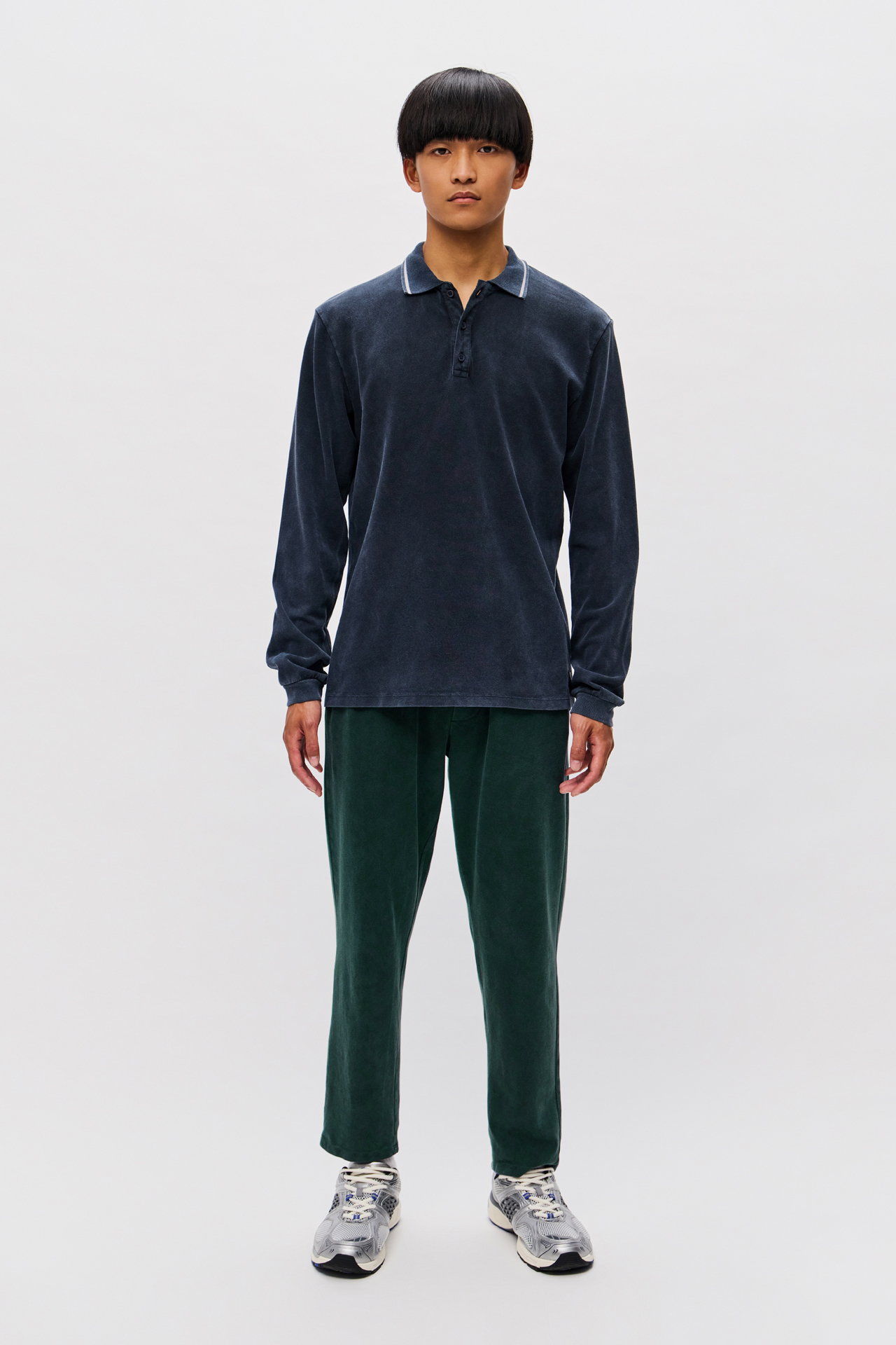 PIQUET TAPERED SWEATPANTS