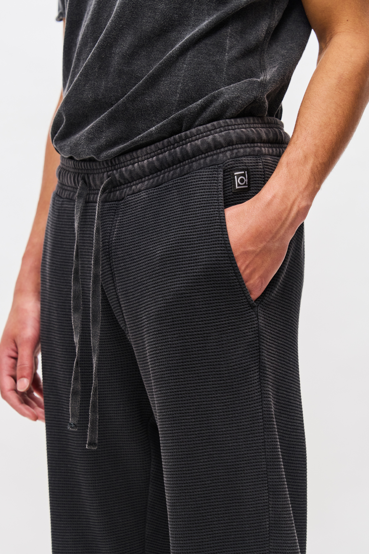 WAFFLE REGULAR SWEATPANTS