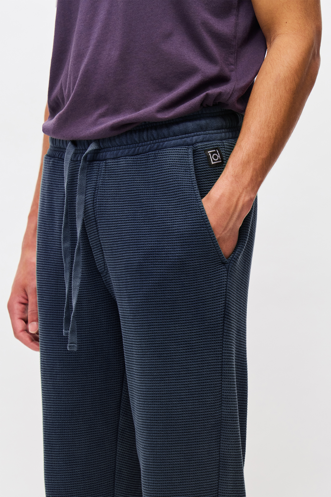 WAFFLE REGULAR SWEATPANTS