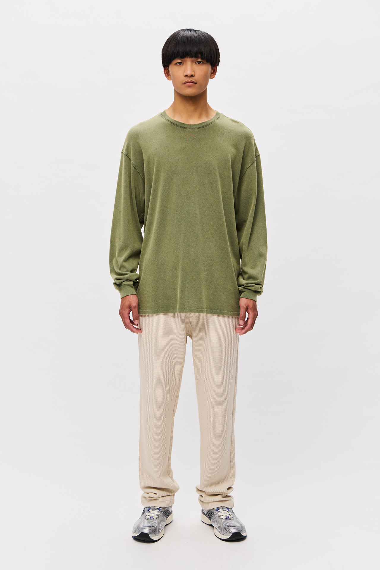 WAFFLE REGULAR SWEATPANTS
