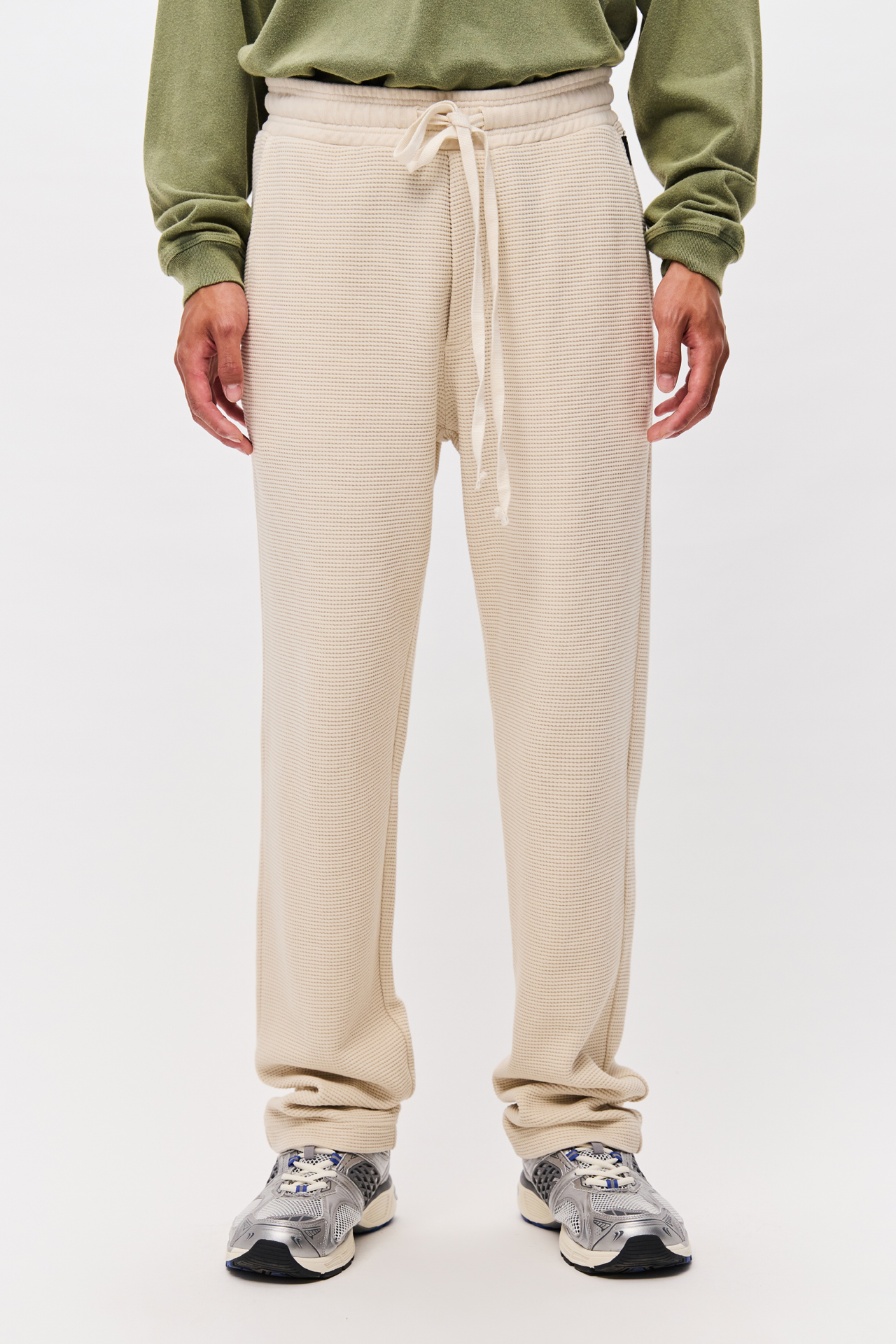 WAFFLE REGULAR SWEATPANTS