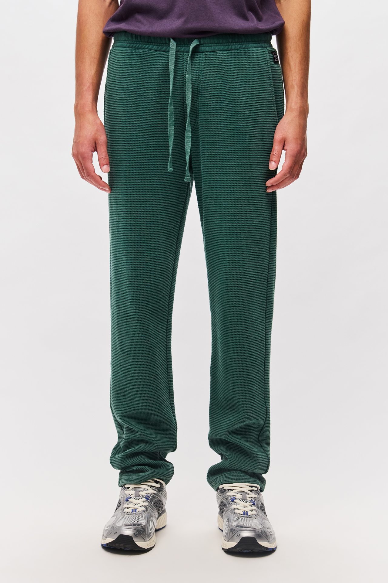 WAFFLE REGULAR SWEATPANTS