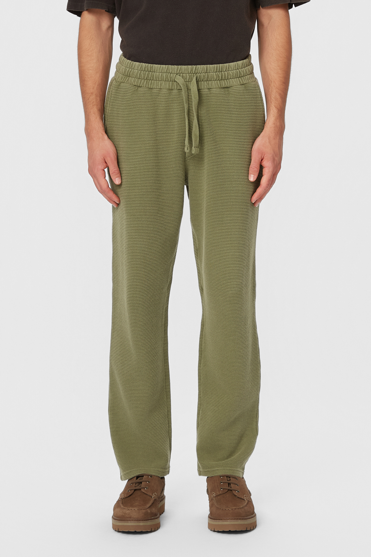 WAFFLE REGULAR SWEATPANTS