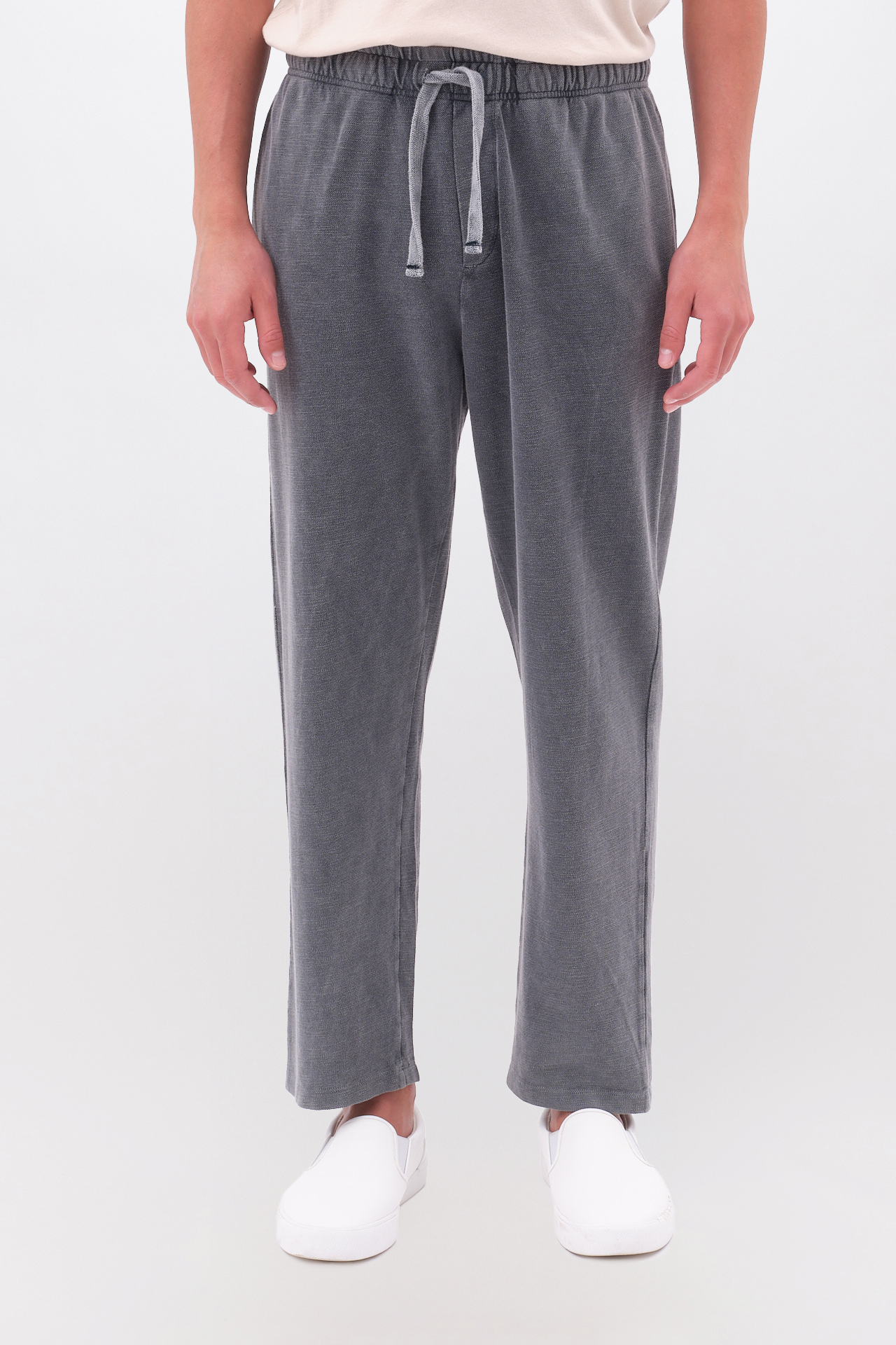 PIQUET TAPERED SWEATPANTS