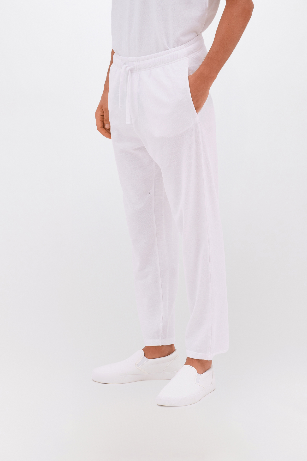 PIQUET TAPERED SWEATPANTS