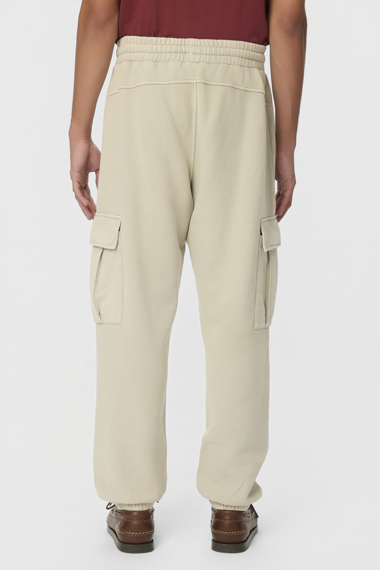 RELAXED CARGO SWEATPANTS