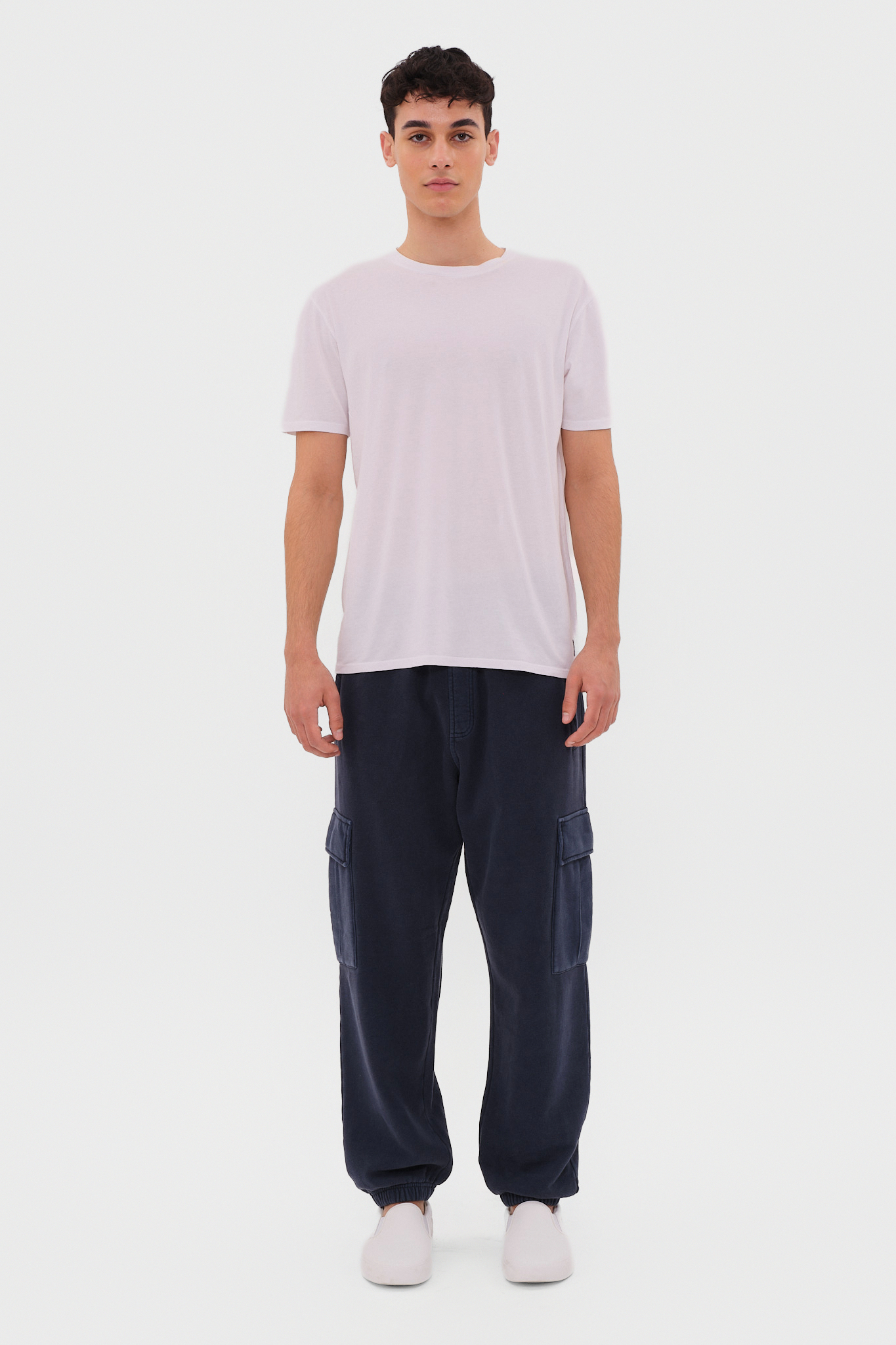 RELAXED CARGO SWEATPANTS