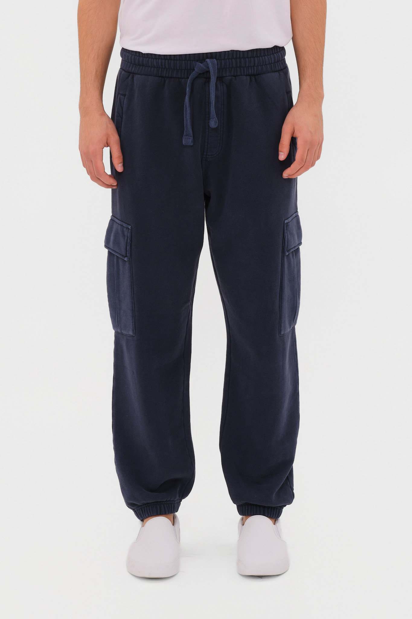 RELAXED CARGO SWEATPANTS