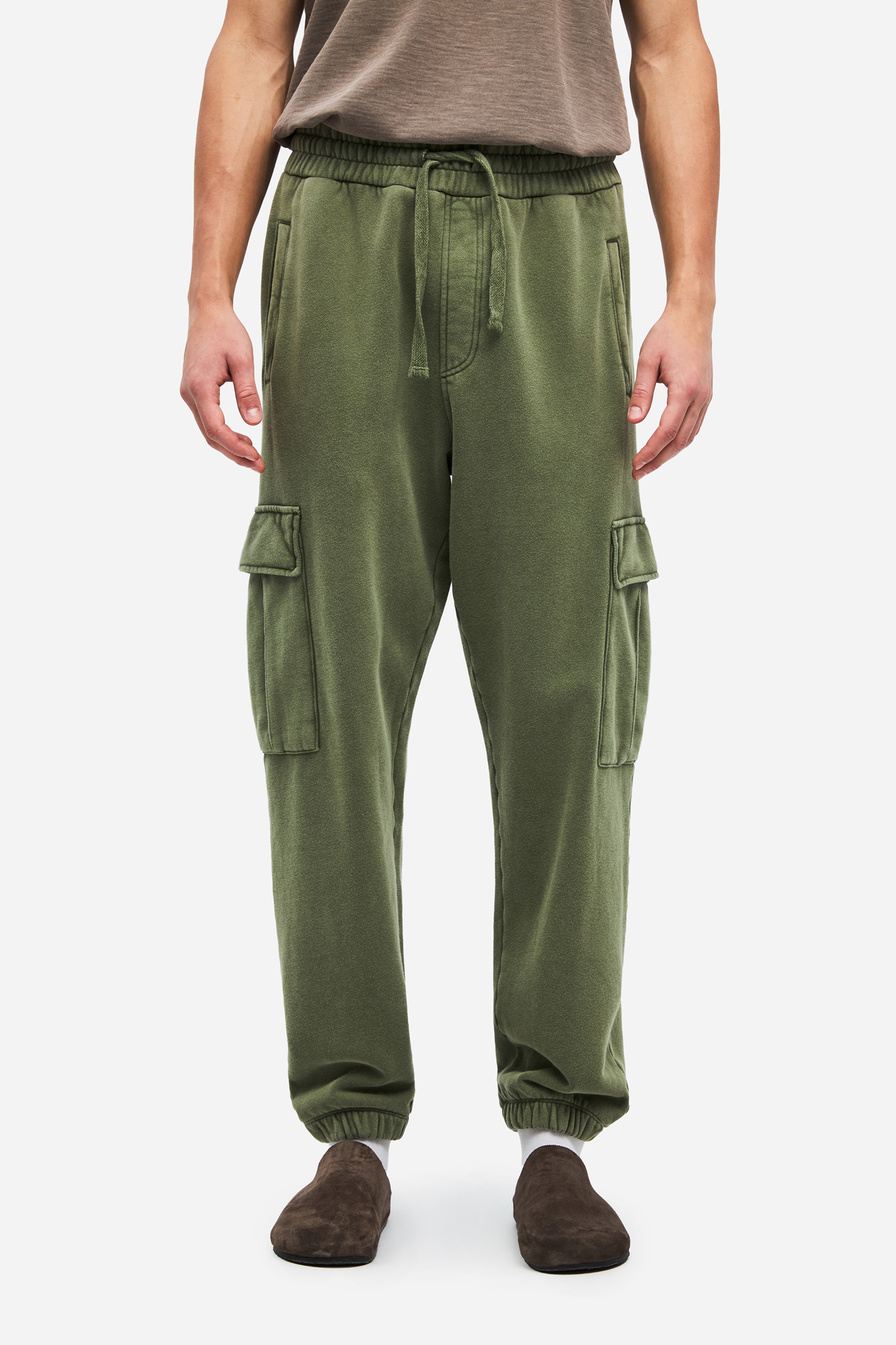RELAXED CARGO SWEATPANTS