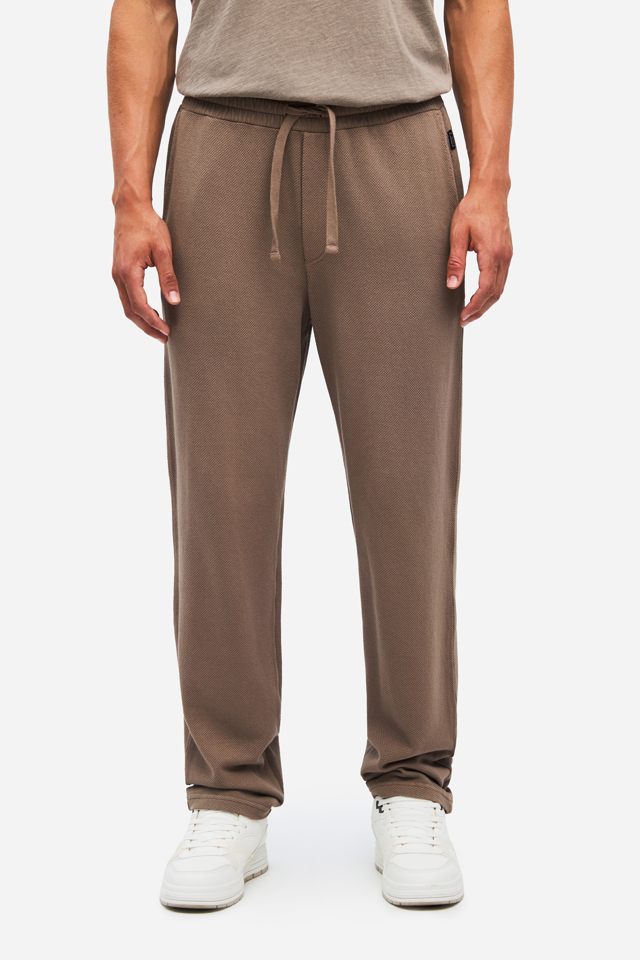 PIQUET FLEECE SWEATPANTS