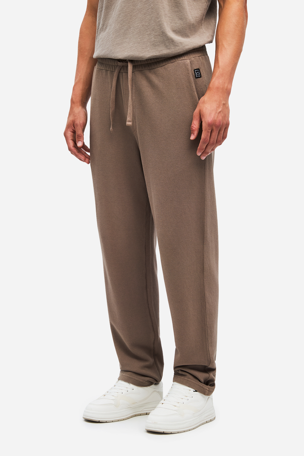 PIQUET FLEECE SWEATPANTS