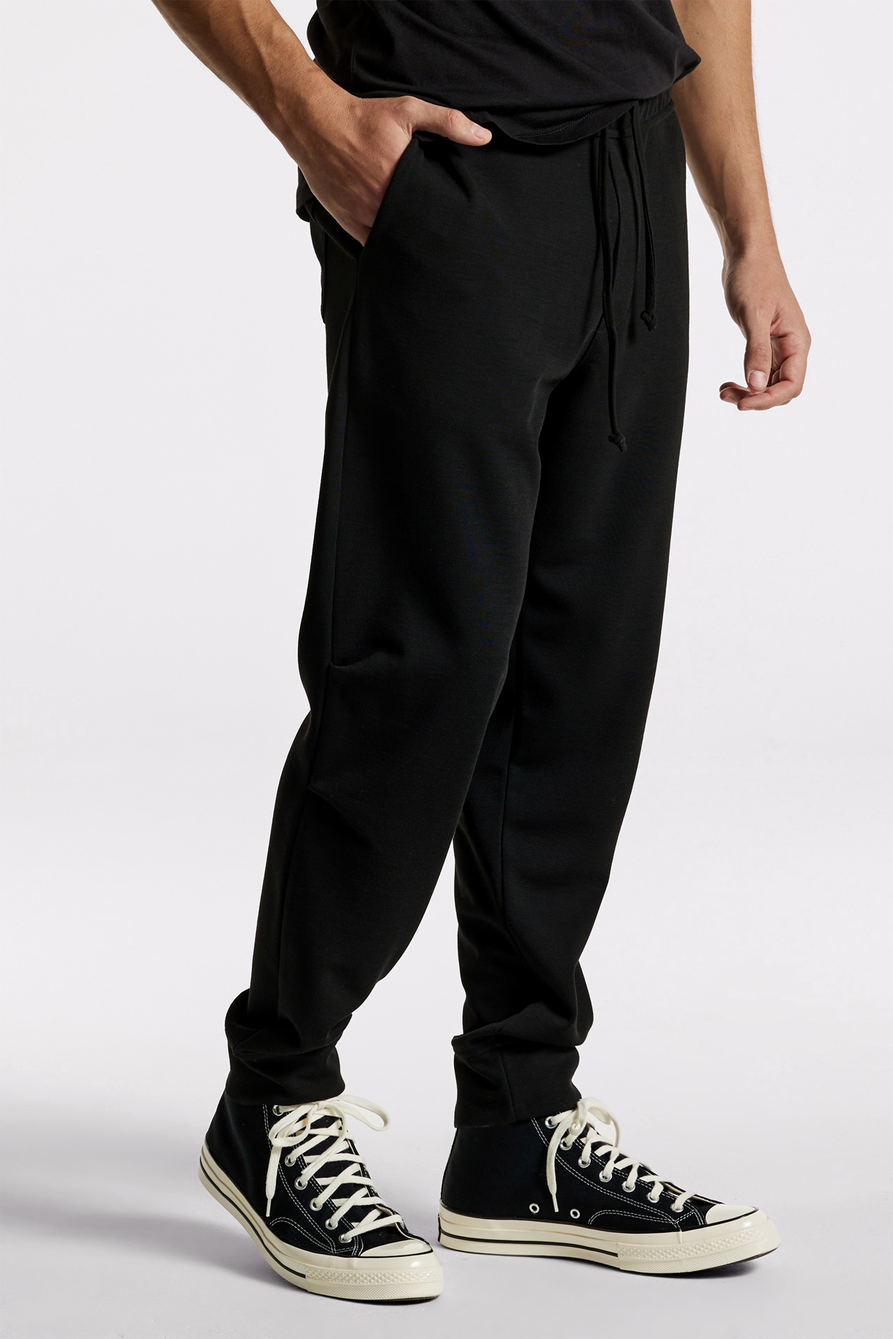 Men s Viscose Mix Knee Pleated Sweatpants Dirty Laundry