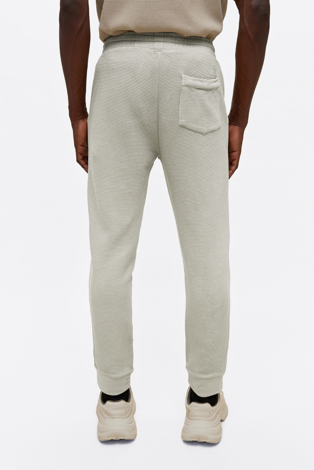 Regular Fit Waffle Sweatpants