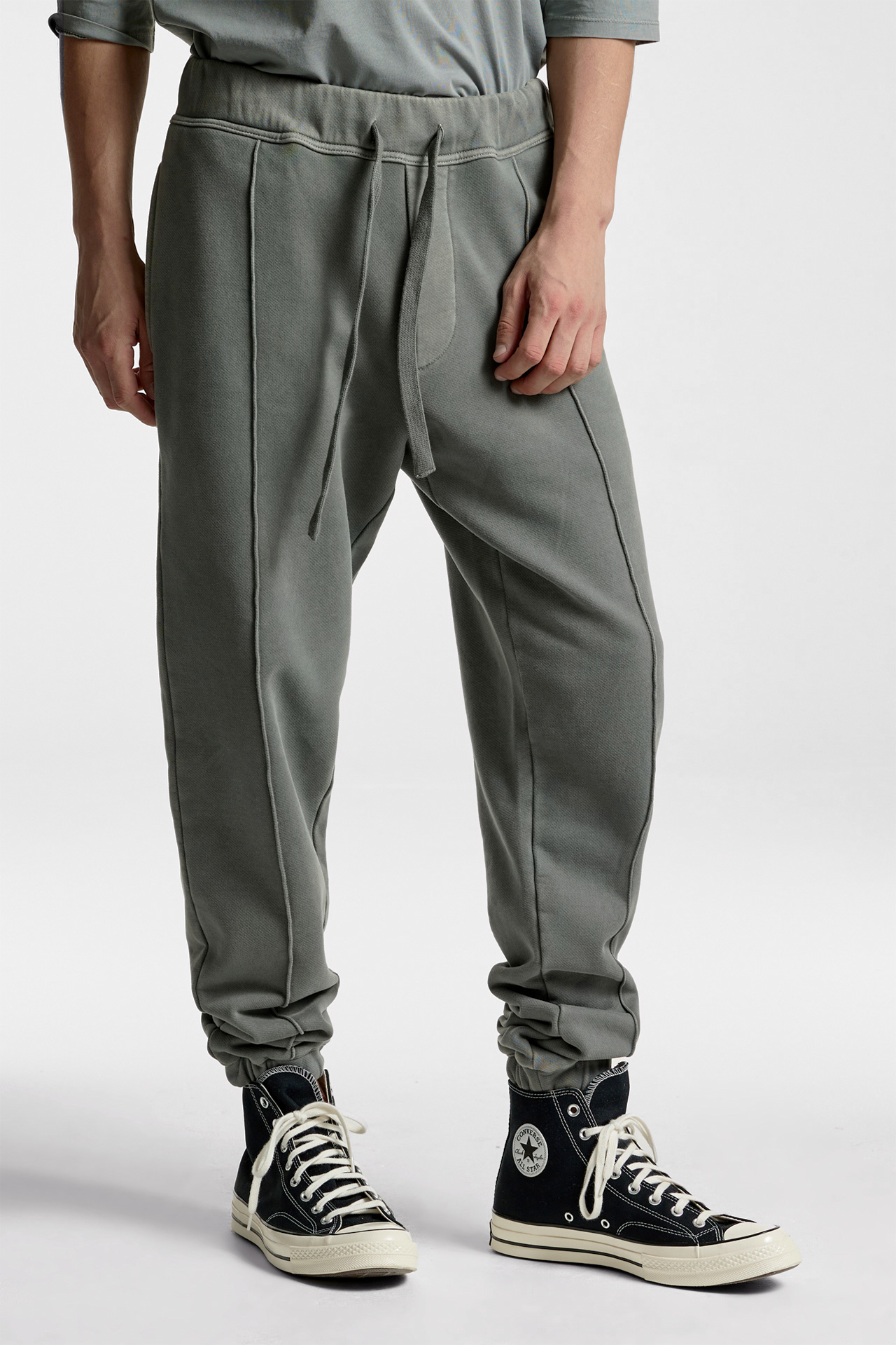 Oversized Pleated Sweatpants