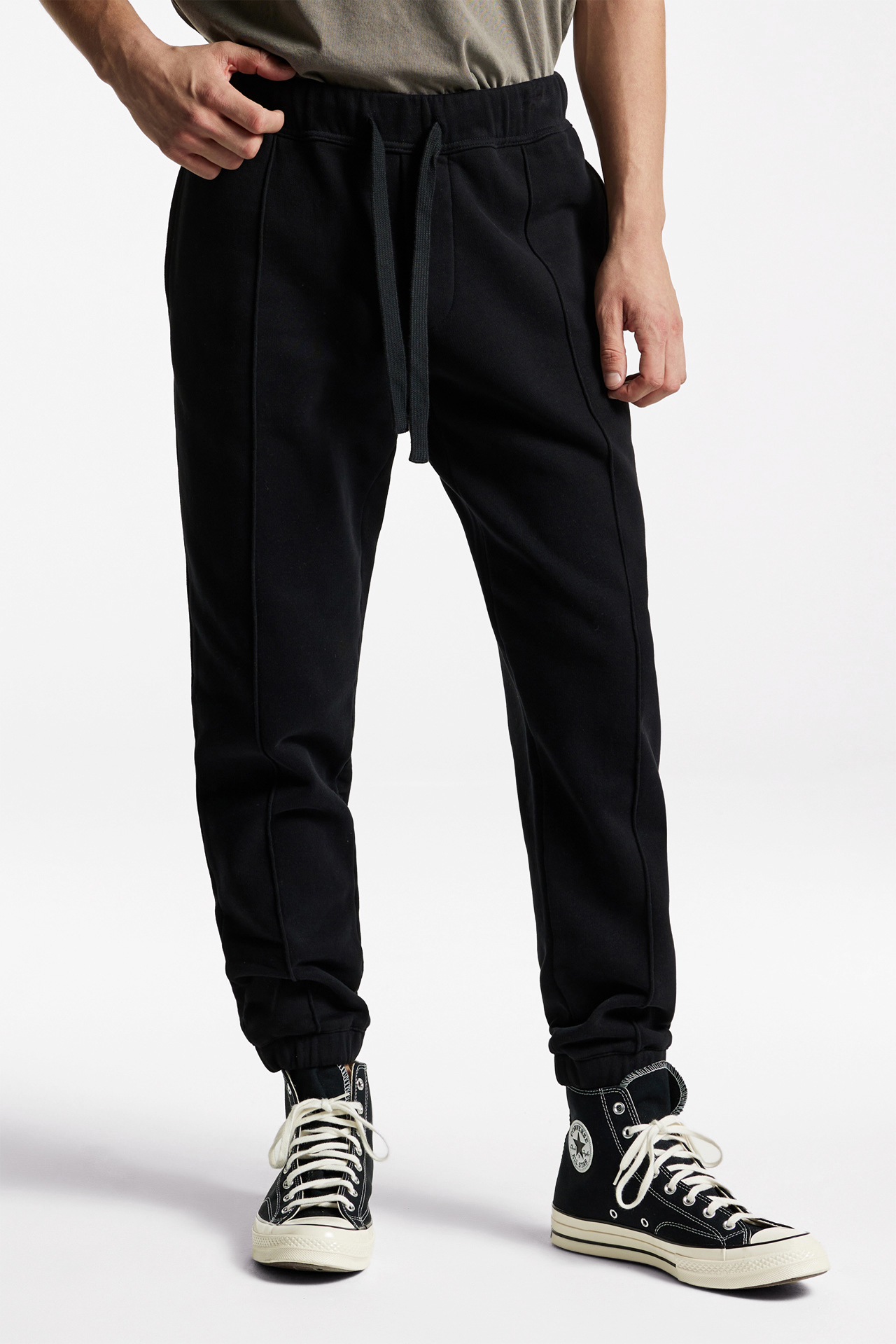 Oversized Pleated Sweatpants