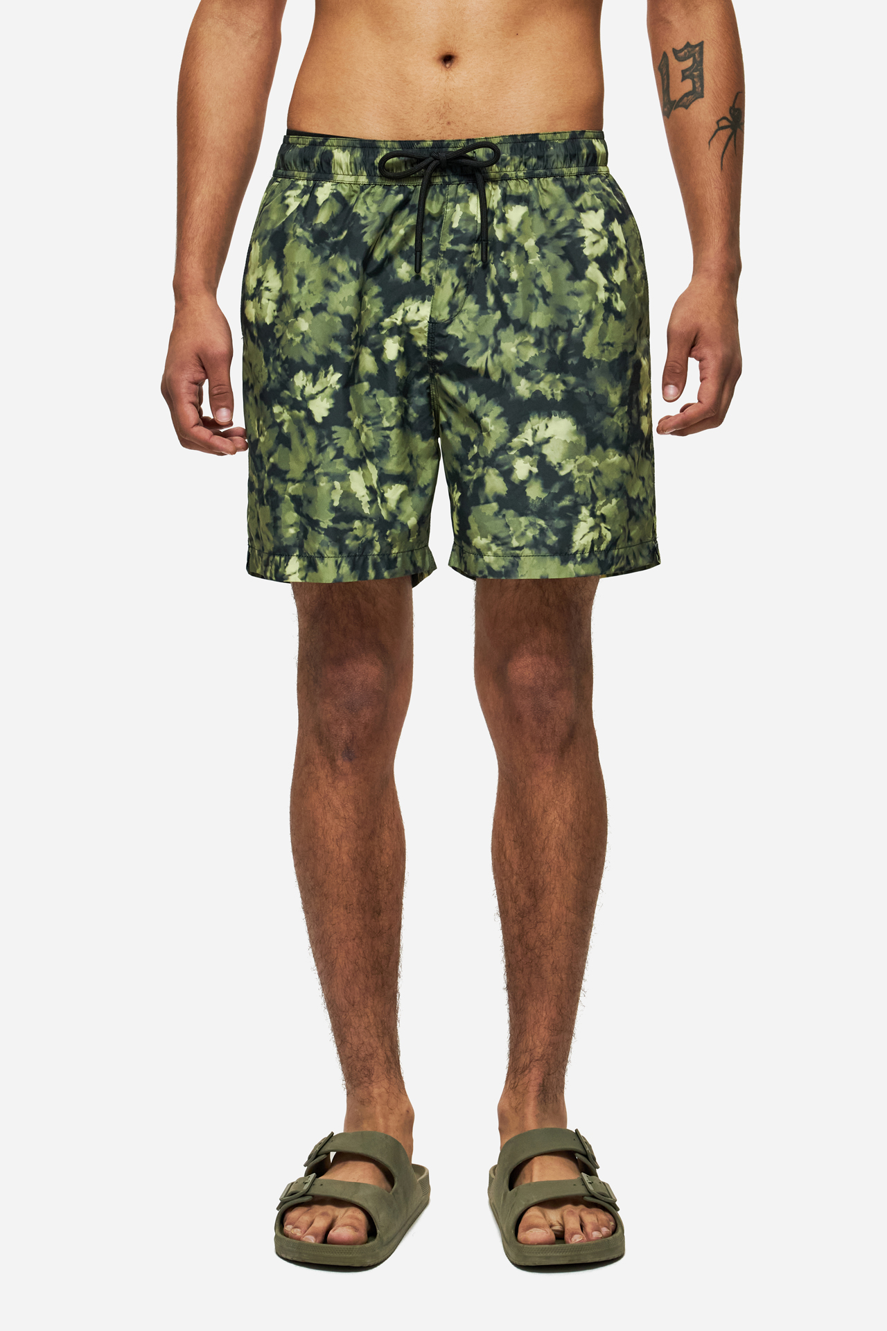 THE CAMOUFLAGE SWIM TRUNKS