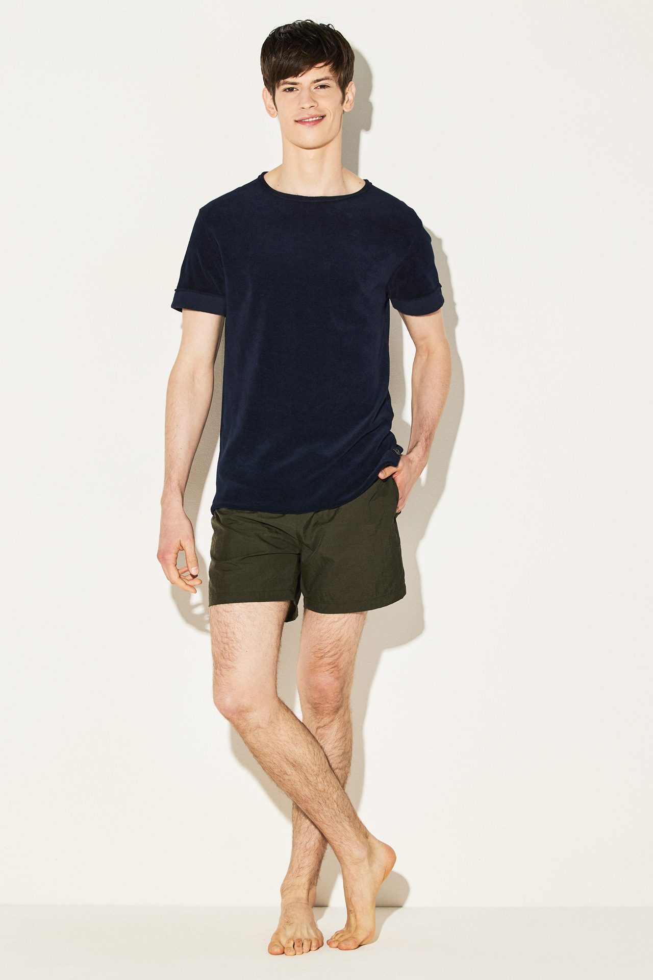 Tailored Swim Shorts With Drowstring