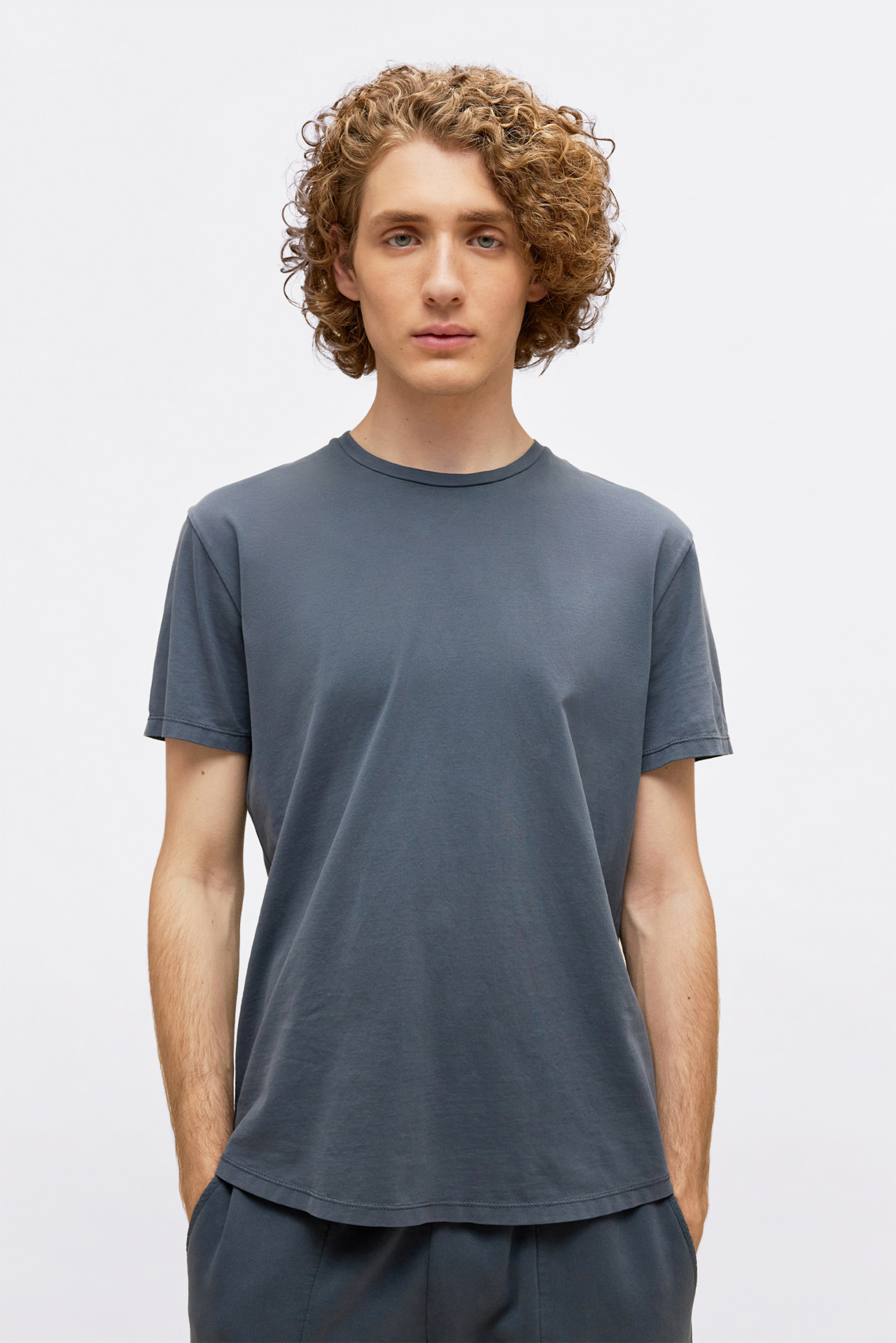 Curved Hem T-Shirt